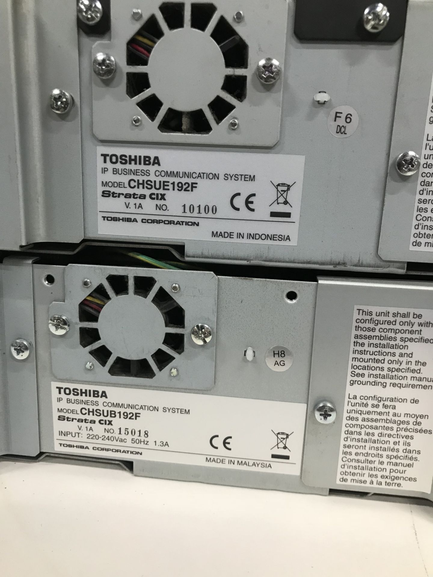 Toshiba SLT 16 Port Cat 5 Switch - Image 3 of 3