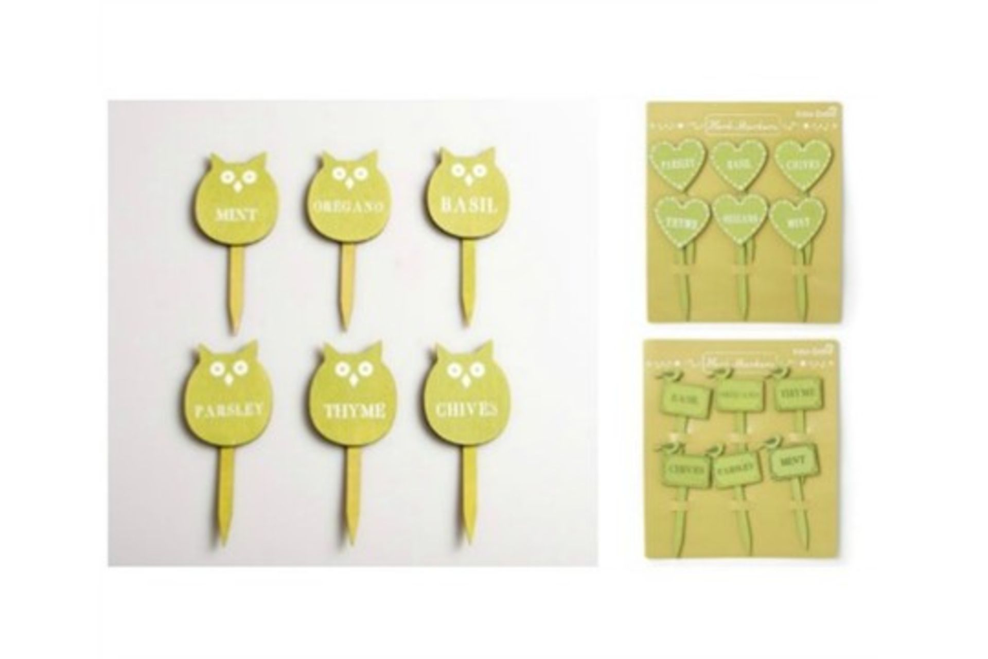 315 X HANGING HEARTS, HERB MARKERS, HOOKS RRP £ 1,338.25