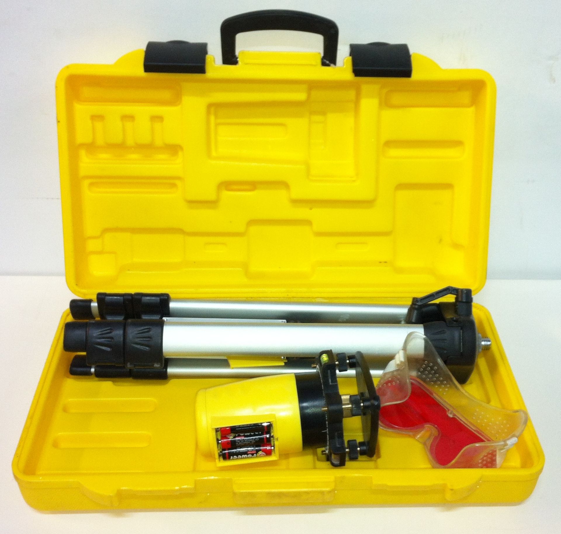 Fully Adjustable Laser Leveller with Tripod and Goggles