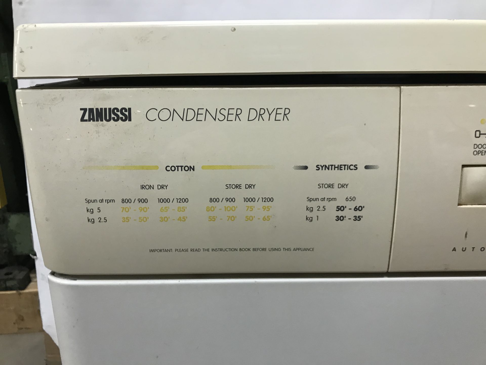 Zanussi condenser dryer - Image 3 of 5