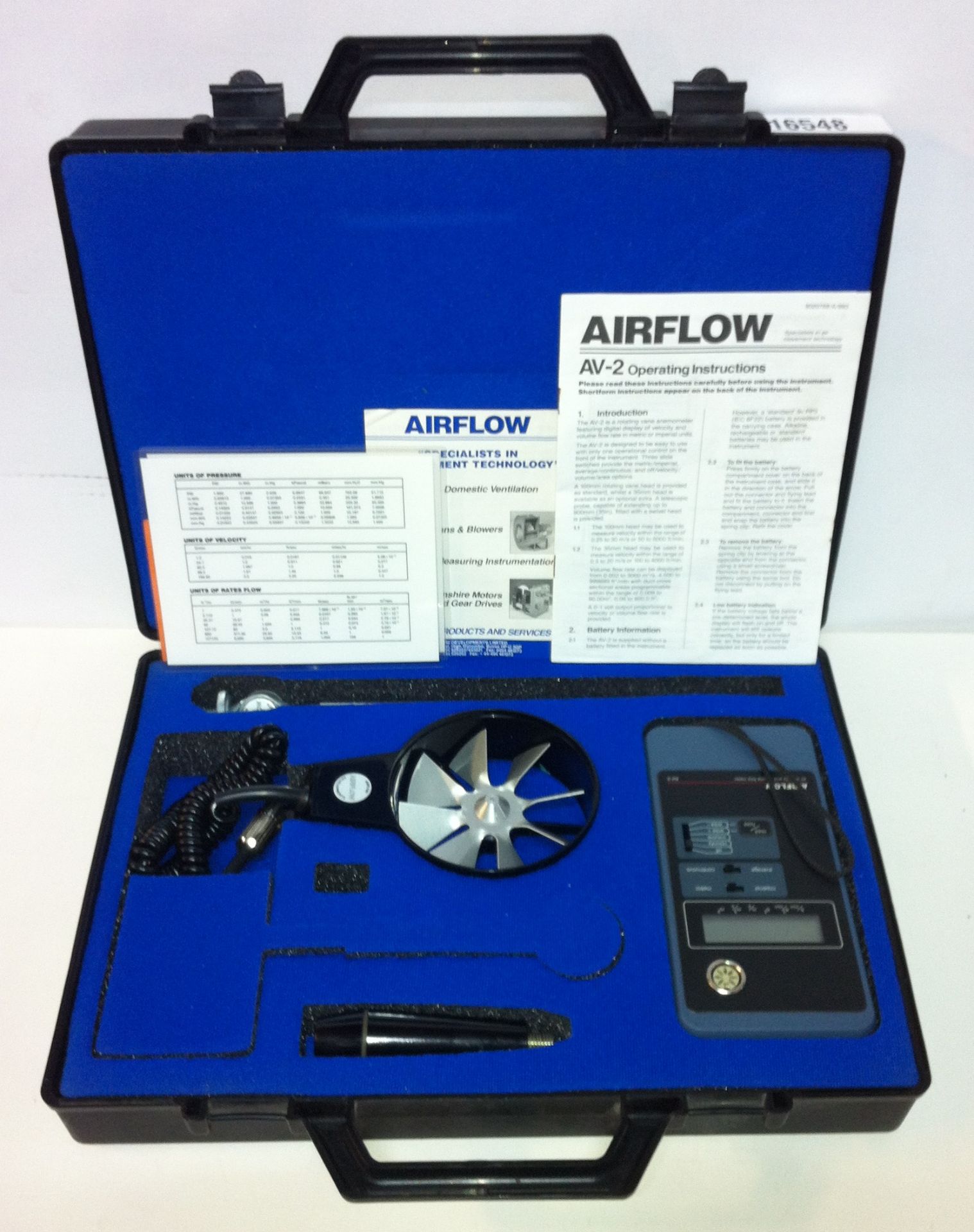 Airflow AV-2 Rotating Anemometer