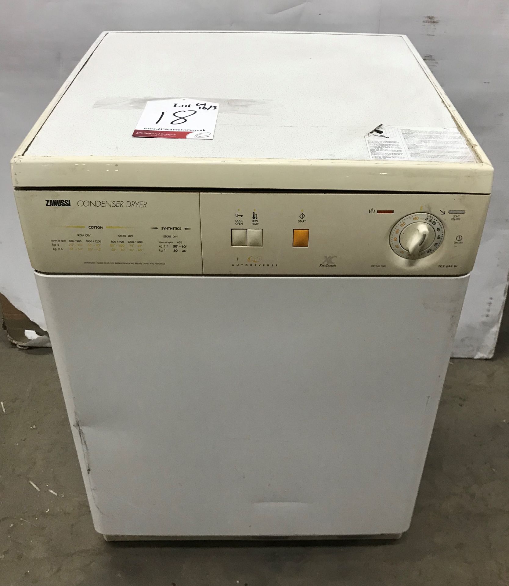 Zanussi condenser dryer - Image 2 of 5