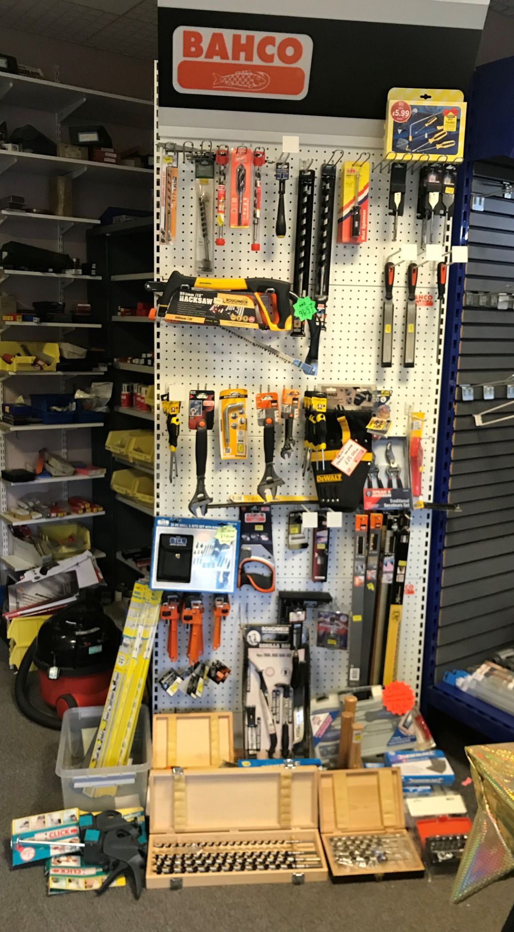 Quantity of Various Hand Tools & Drill Bits as per photos