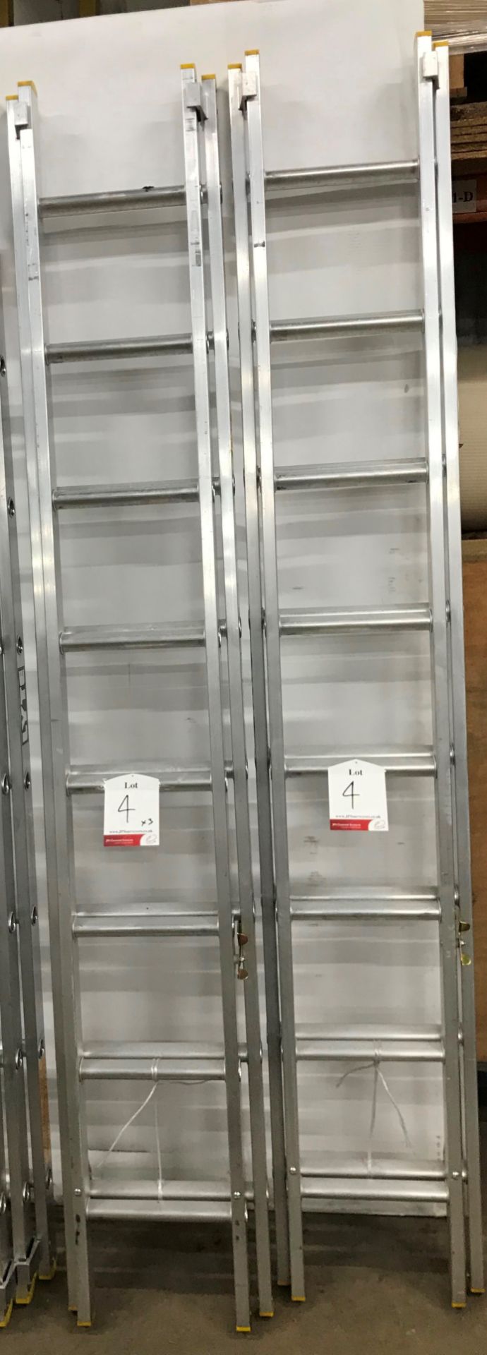 2 x 2 Section Lyte Aluminium Extendable Ladders