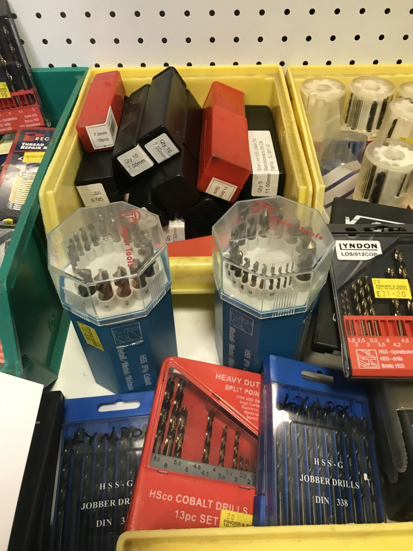 Quantity of Drill Bit sets & thread repair kits as per photos - Various Sizes - Bild 8 aus 11