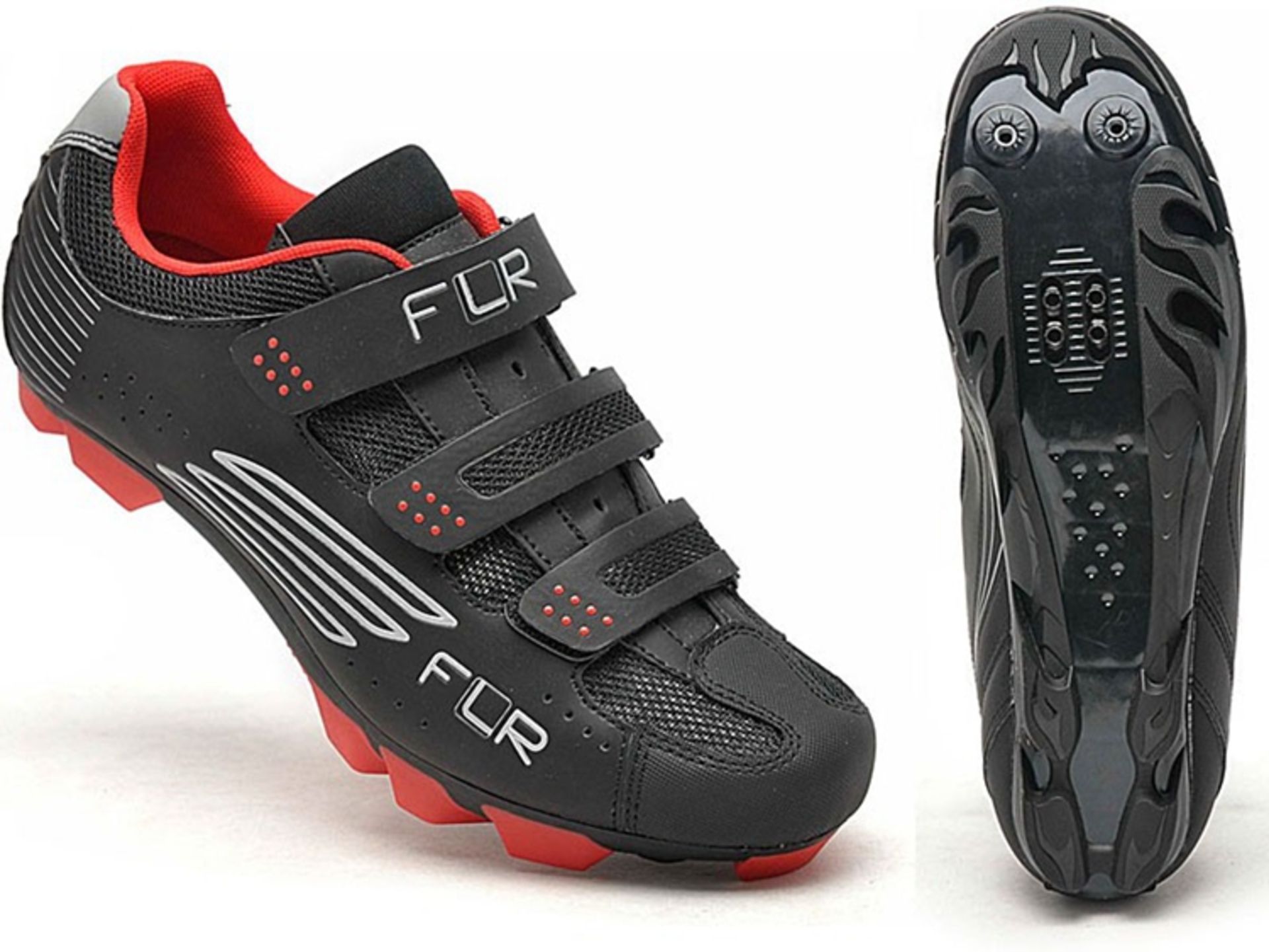 FLR F-55 II Black Cycling Shoes UK10.5 RRP £64.99