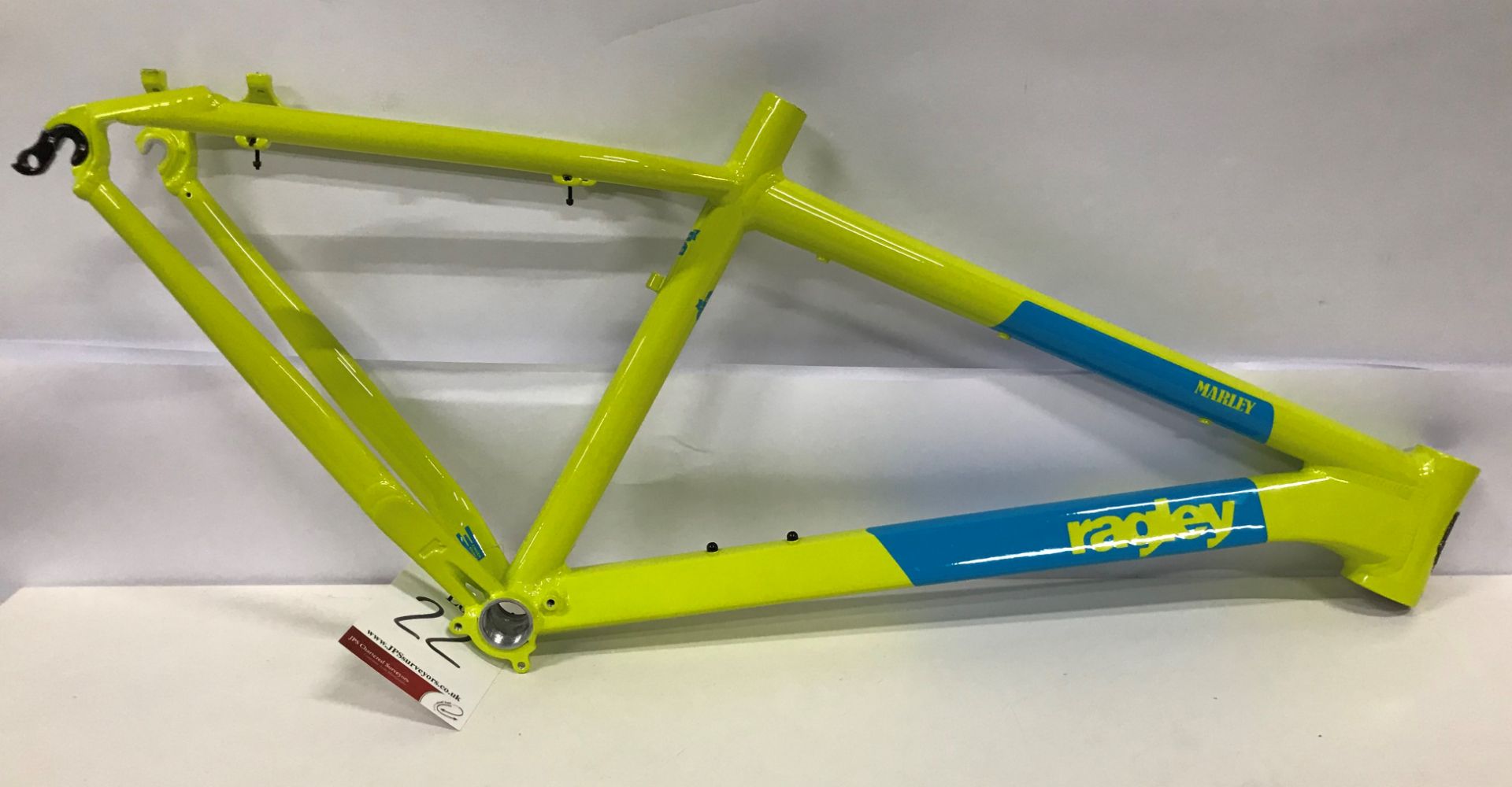 Ragley Marley Bike Frame - Lime/BlueAircraft Grade: 6061-T6ISO 4210Size: M - 17"Aluminium Tubing