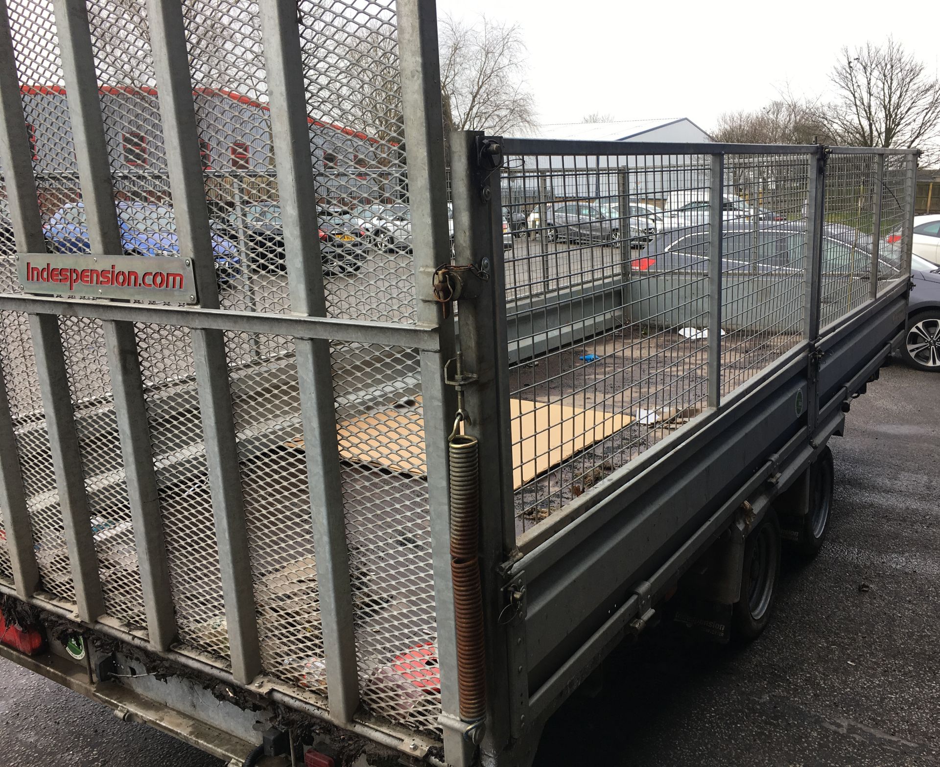 Indespension FTL35166DS 3500kg Twin-Axle Flatbed Trailer | YOM: 2007 - Image 4 of 5