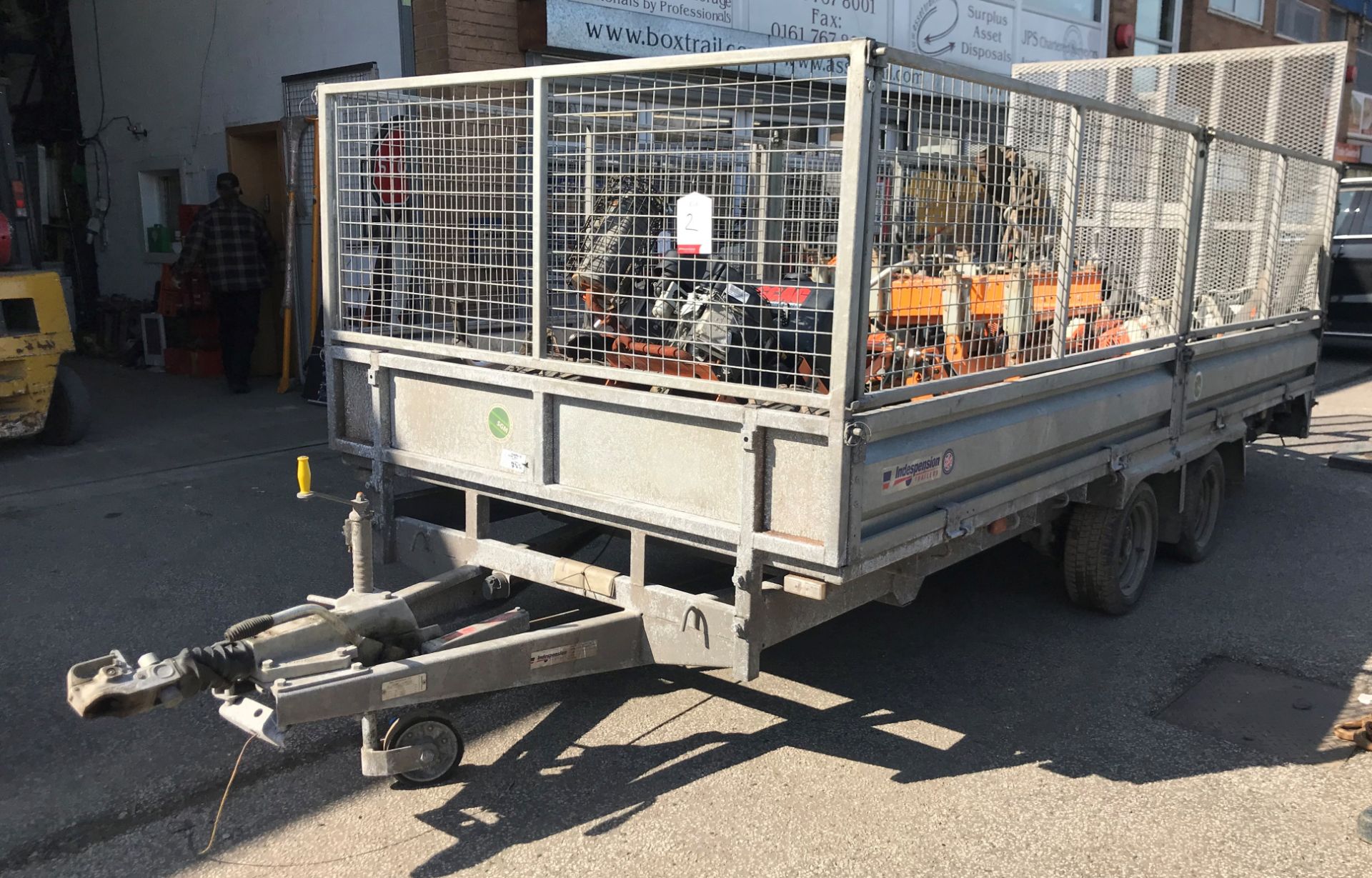 Indespension FTL35166DS 3500kg Twin-Axle Flatbed Trailer | YOM: 2007 - Image 2 of 8