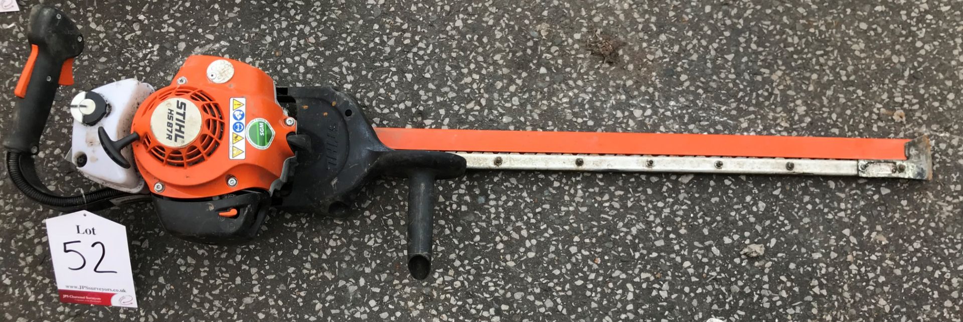 Stihl HS87R Petrol Hedge Trimmer | YOM: 2016