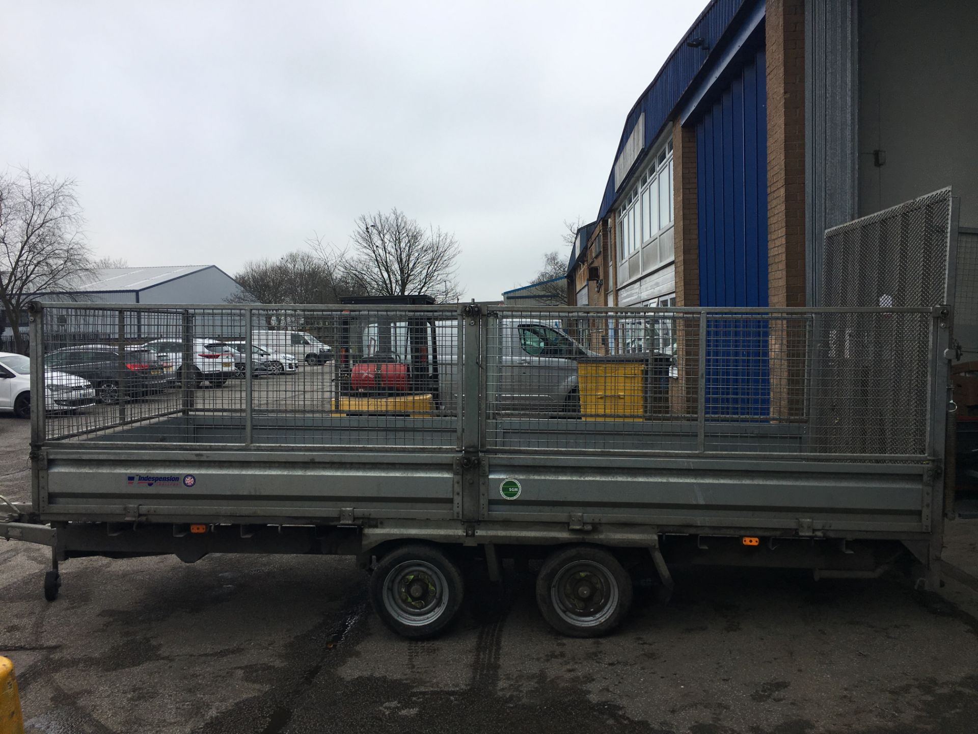 Indespension FTL35166DS 3500kg Twin-Axle Flatbed Trailer | YOM: 2007 - Image 2 of 7