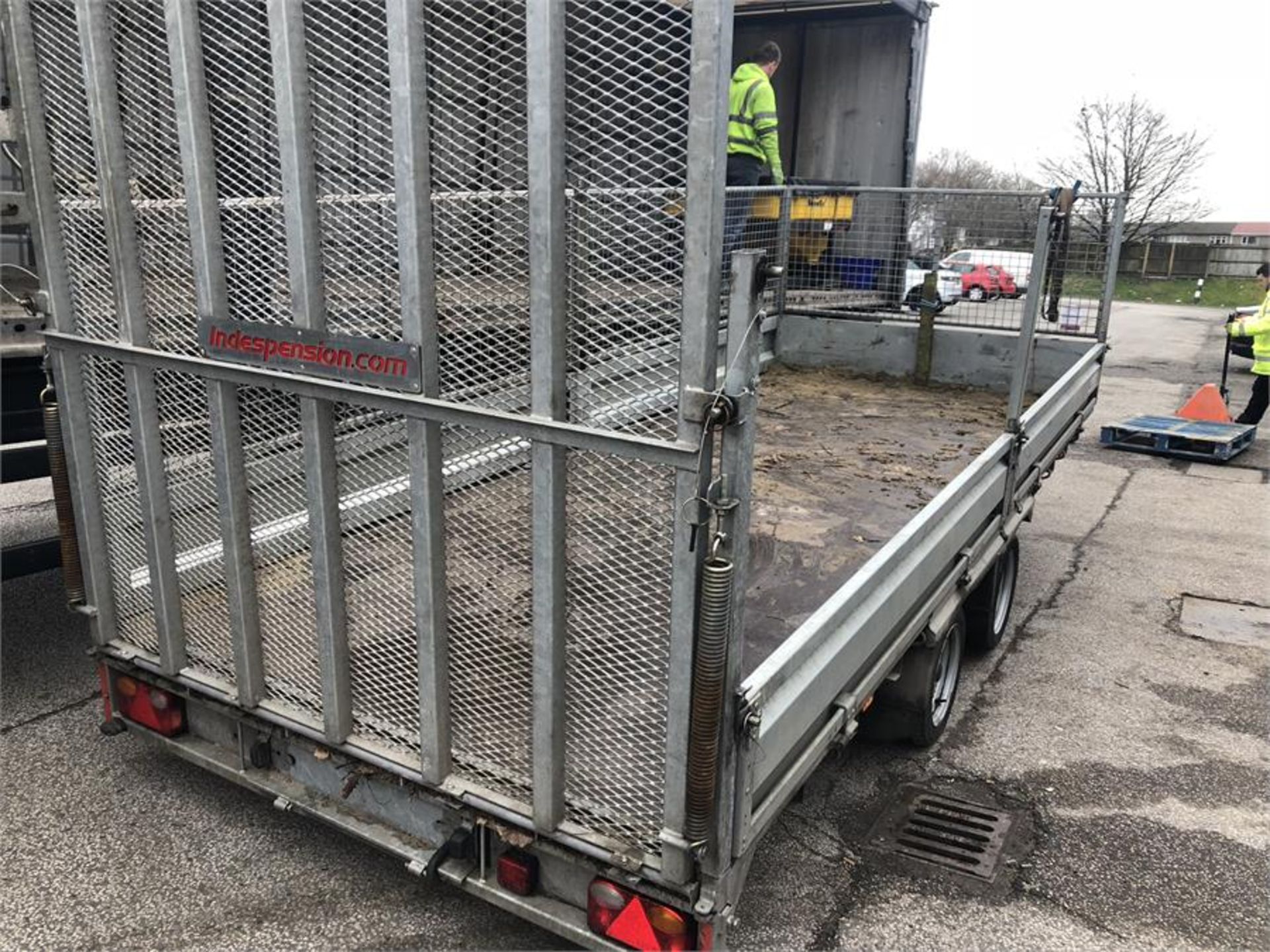 Indespension 3500Kg Twin-Axle Flatbed Trailer | YOM: 2007 - Image 2 of 6