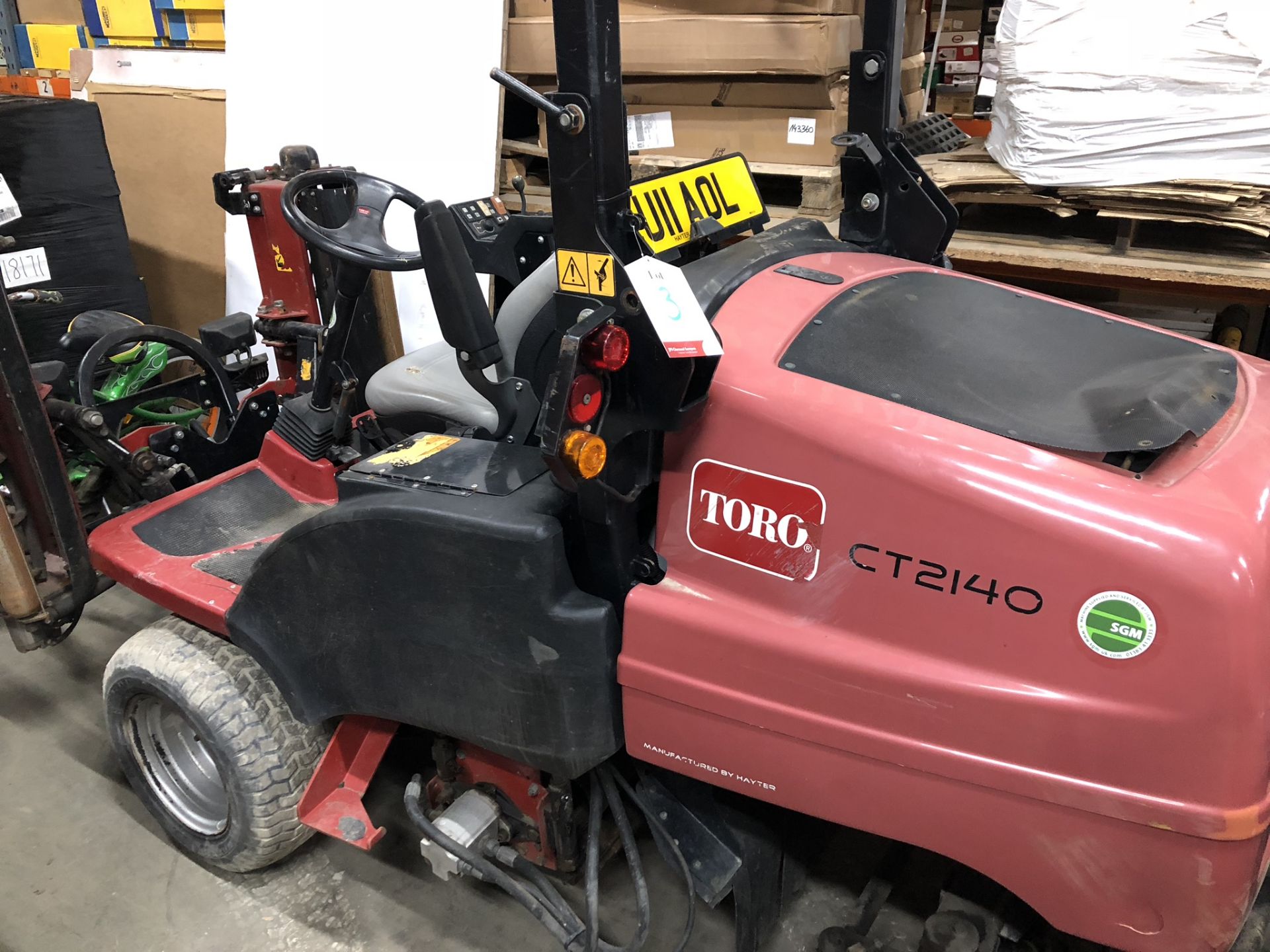 Toro CT2140 Ride-On Mower - EU11 AOL - With 3 x Cutting Blades | Hours: 3363.0