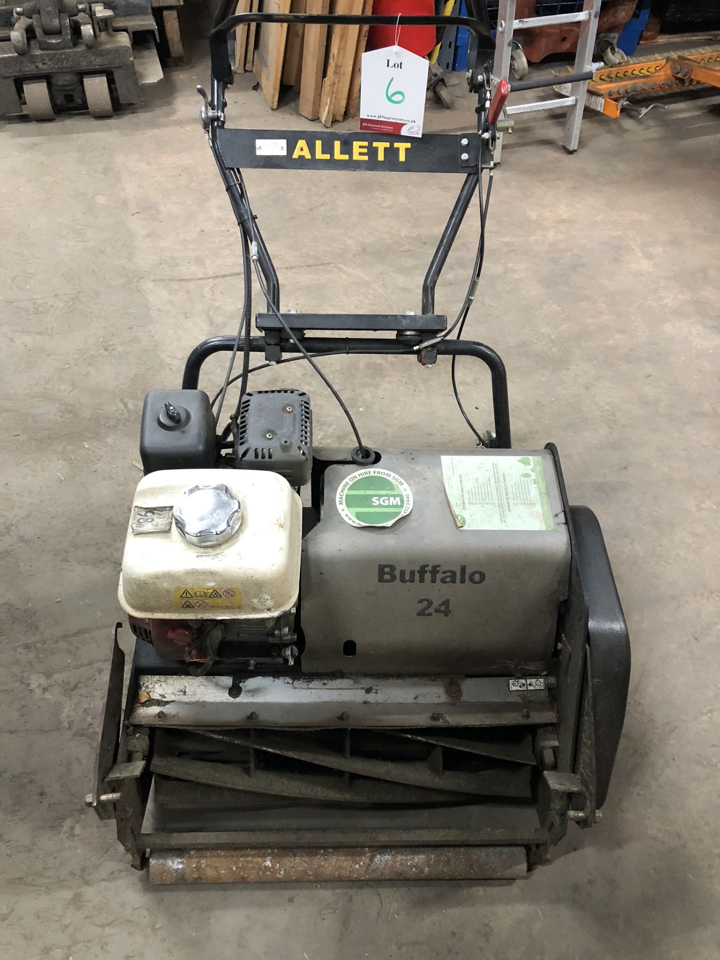 Allett Buffalo 24 Walk Behind Mower with Honda GX160 Engine