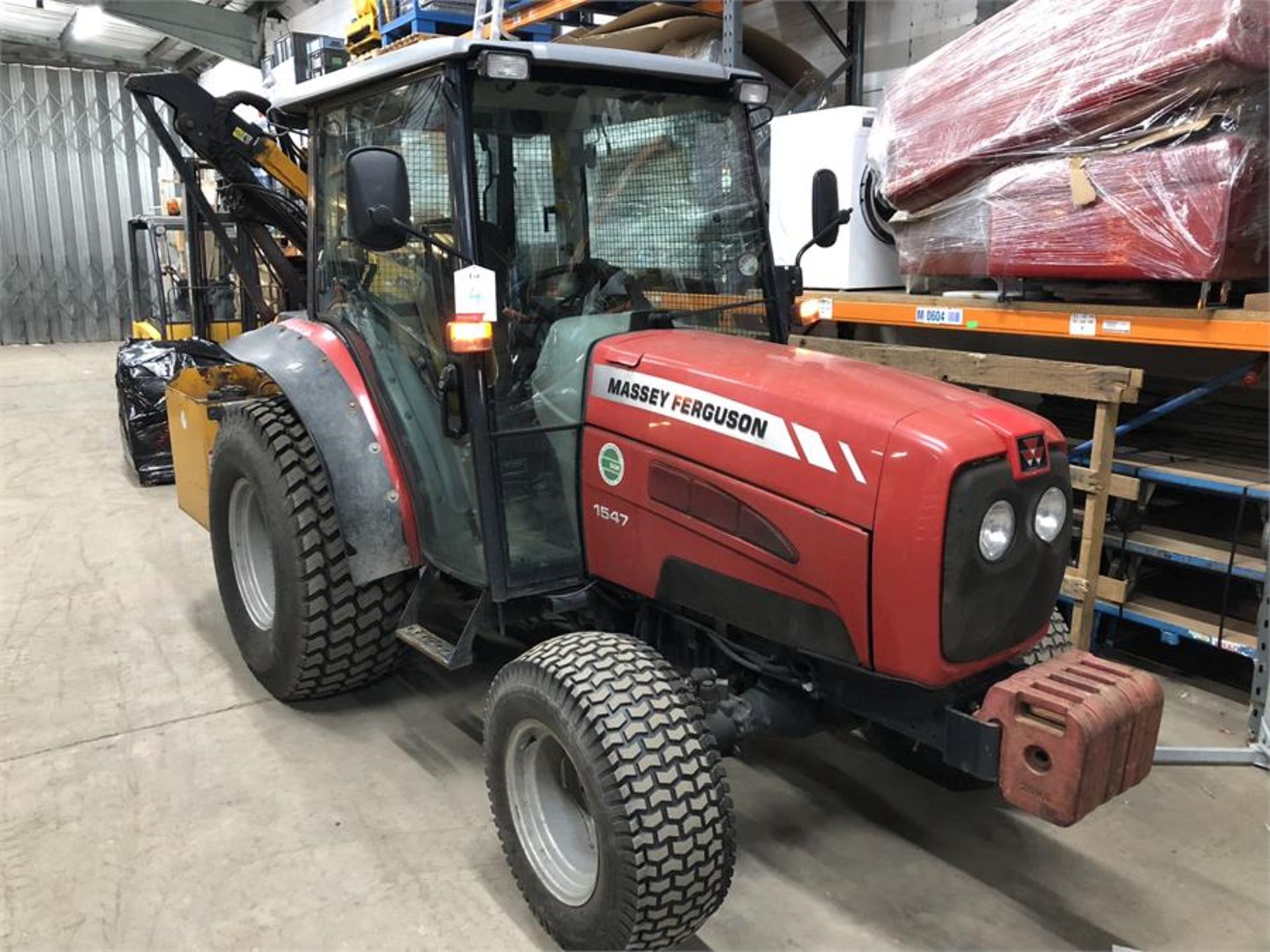 Massey Ferguson 1547 Tractor - SN08 FOT - With Mcconnel Rear Mower Attachment