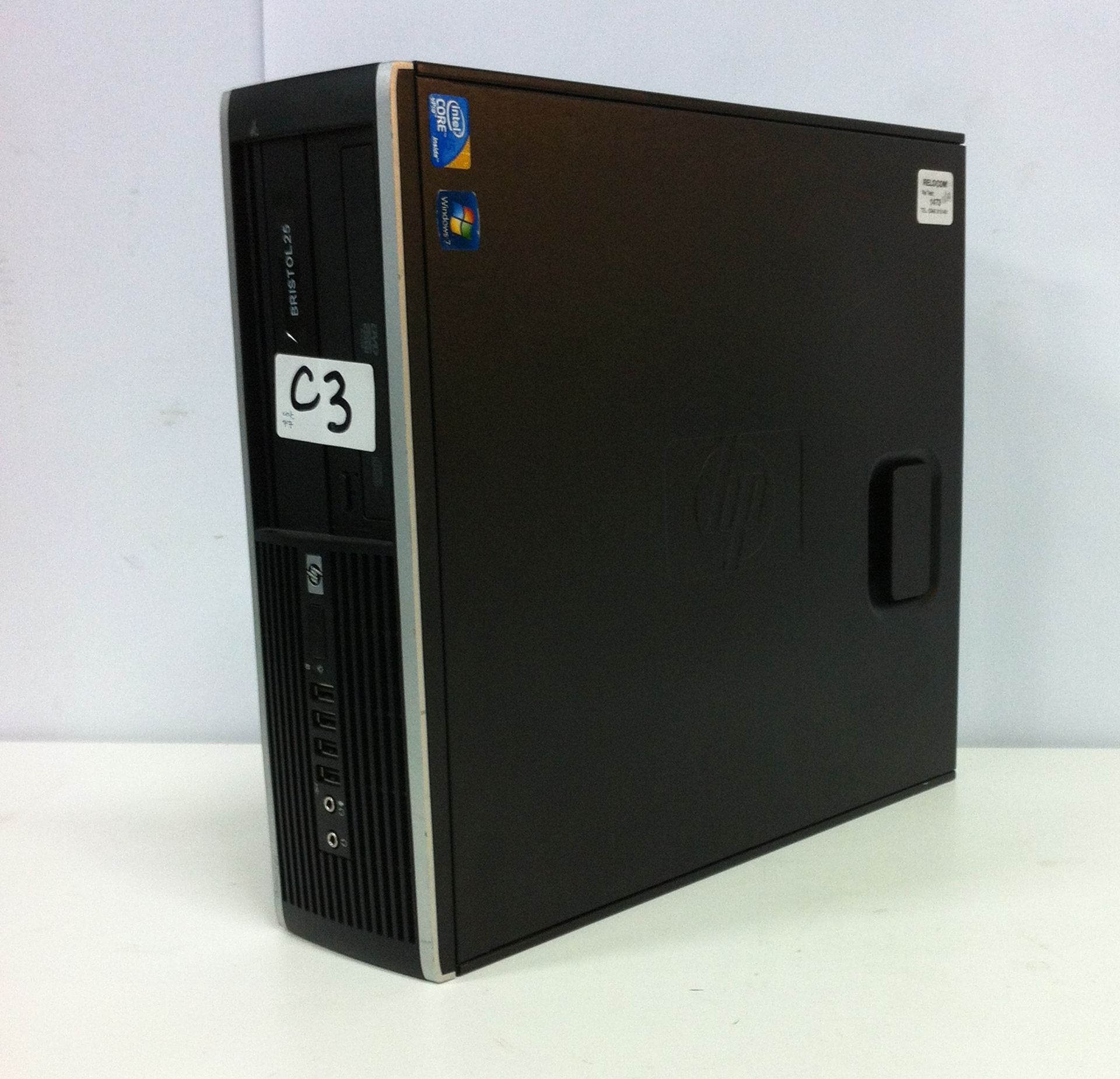 HP Compaq desktop pc tower - Image 2 of 3