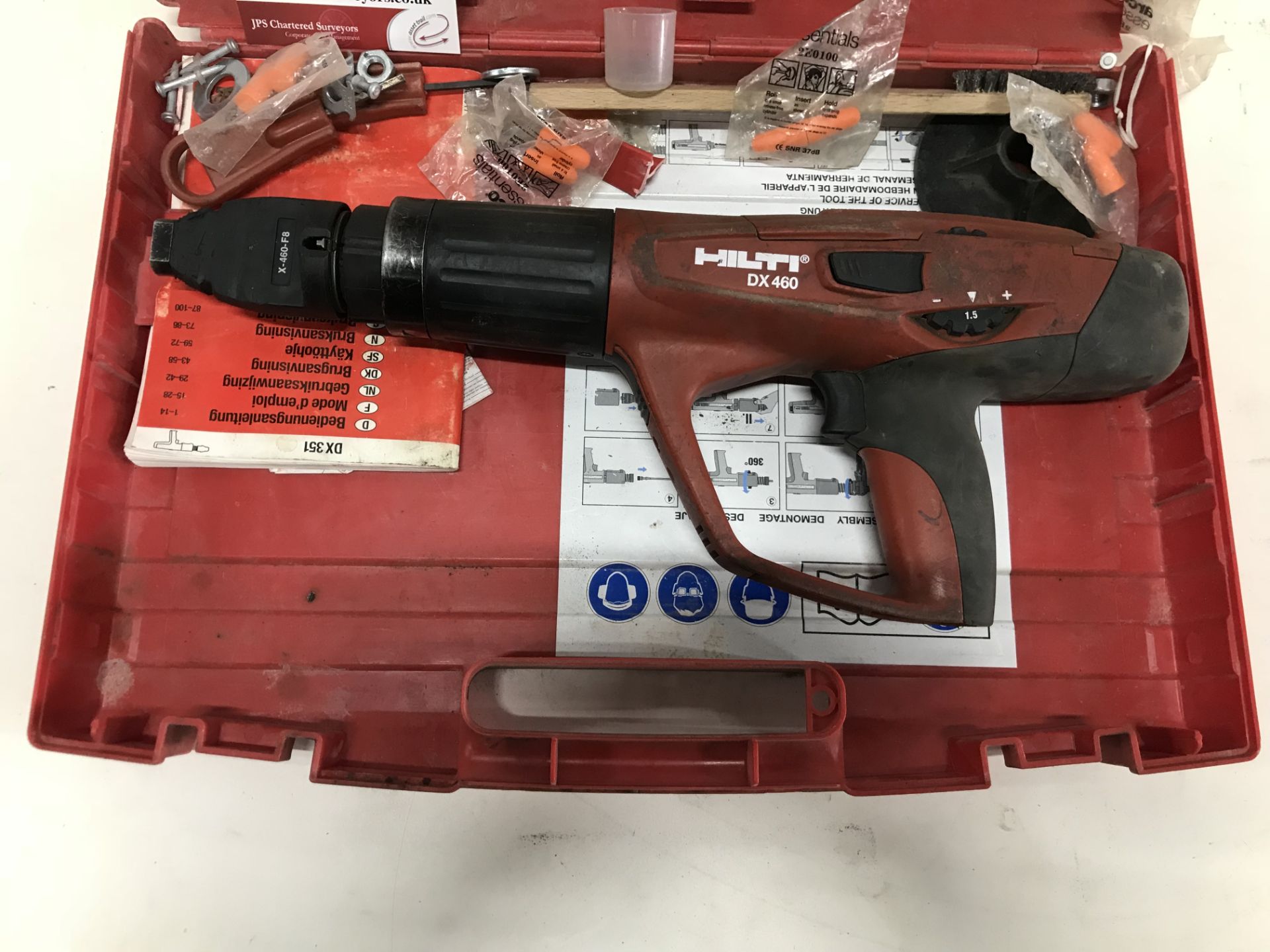 Hilti DX 460 Powder Actuated Concrete Nail Gun - Image 2 of 3