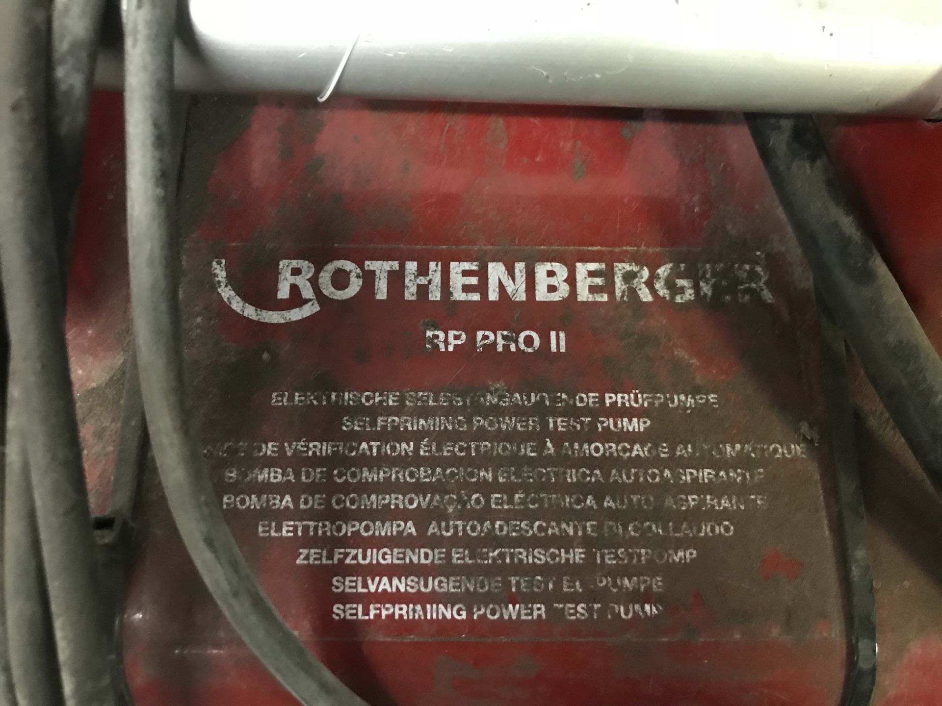 Rothenburger RP PRO II Prufpumpe Pressure Testing Pump - Image 2 of 3