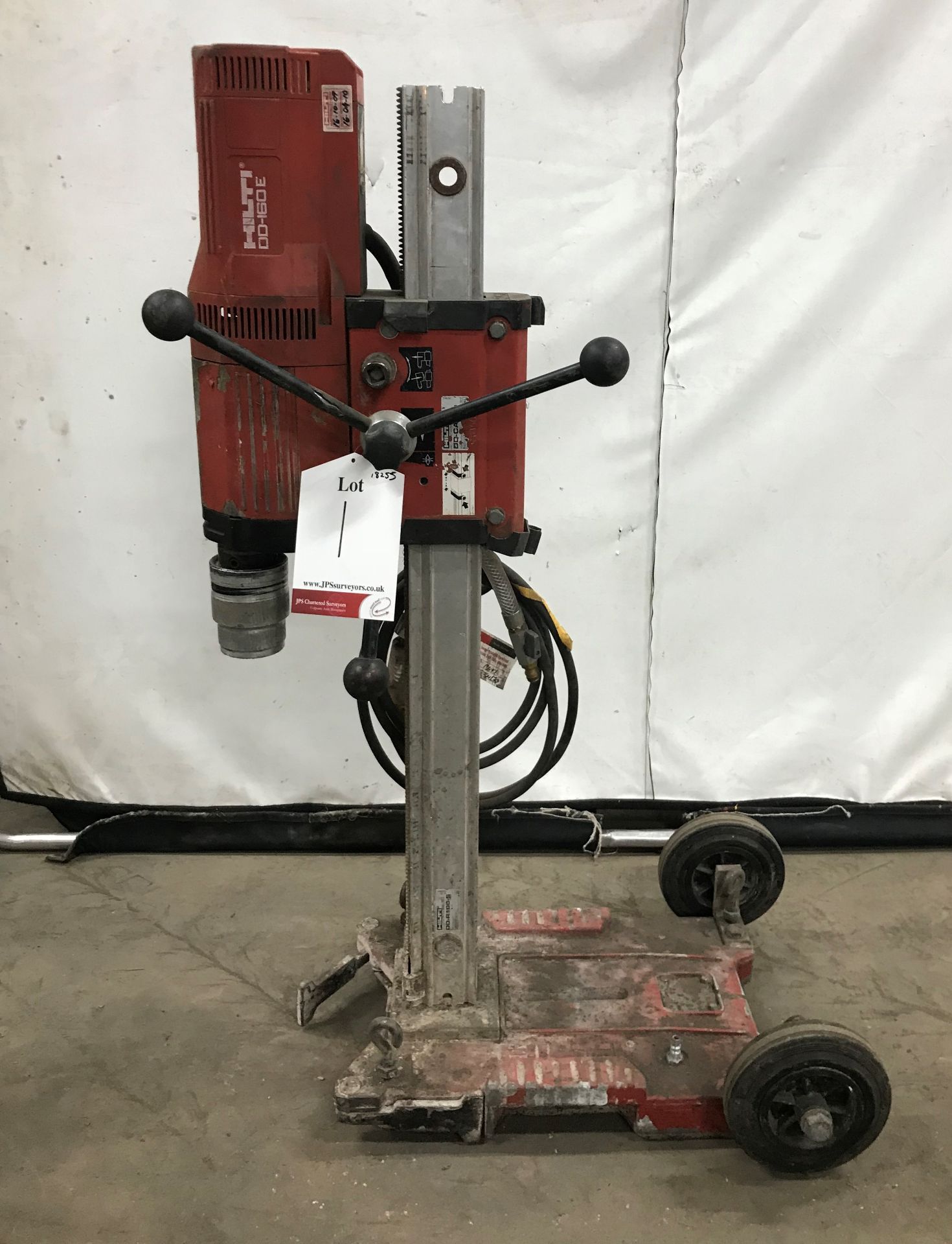 Hilti DD-160E Diamond Core Drill w/ DD-R100S Drilling Rig Stand