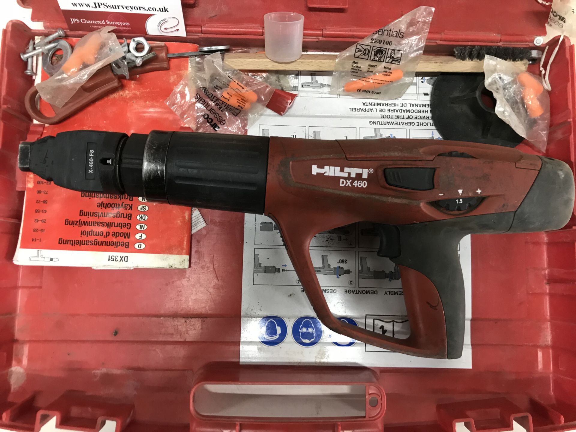 Hilti DX 460 Powder Actuated Concrete Nail Gun - Image 3 of 3