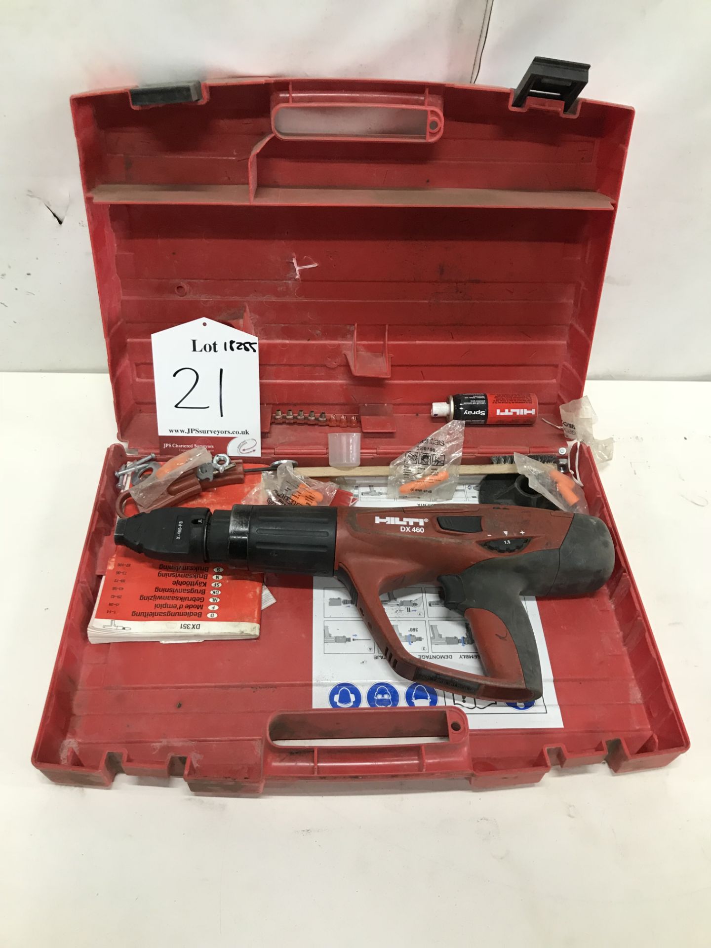 Hilti DX 460 Powder Actuated Concrete Nail Gun