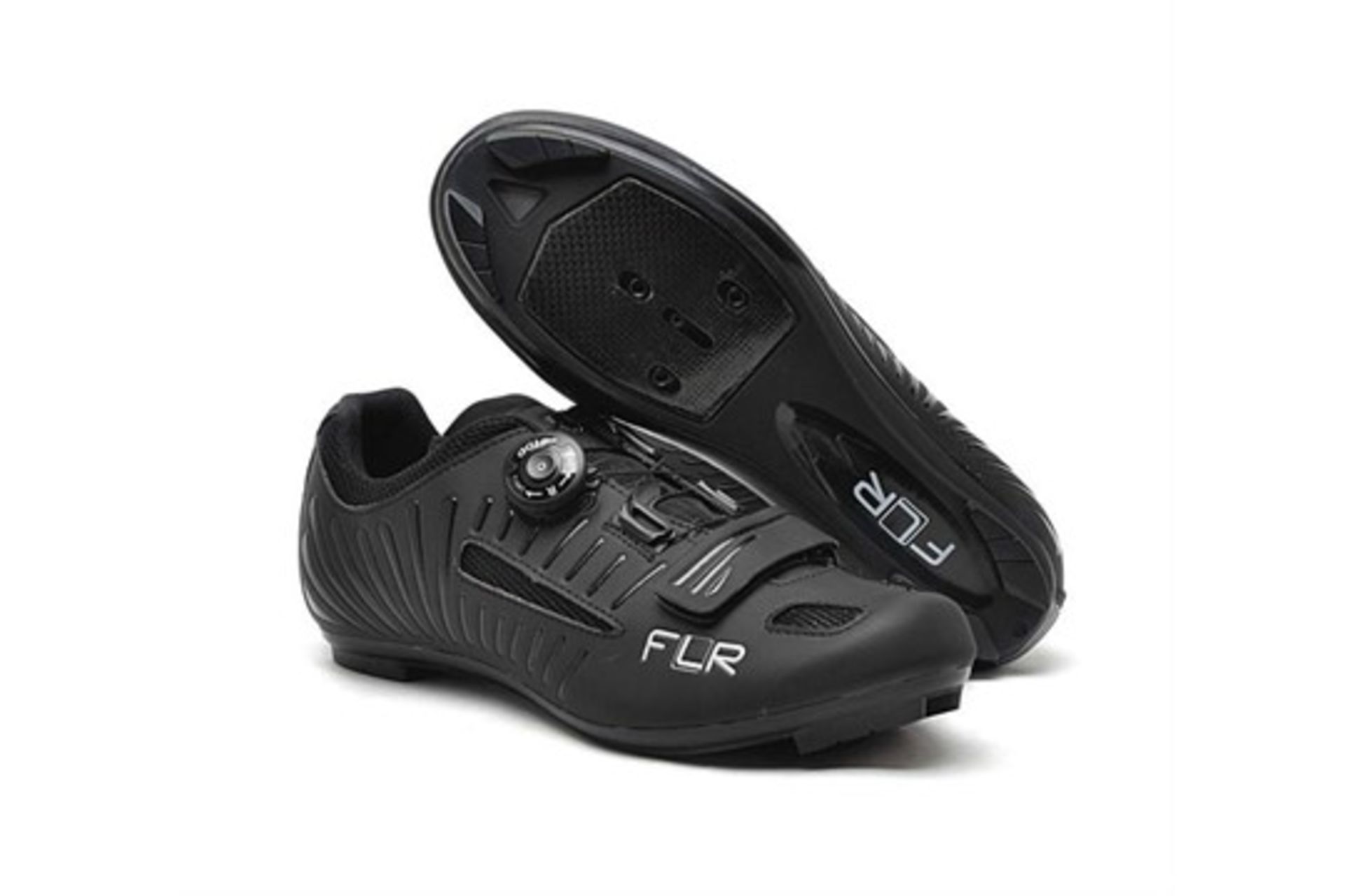 FLR F-22 Black Cycling Shoes UK10.5 RRP £99.99