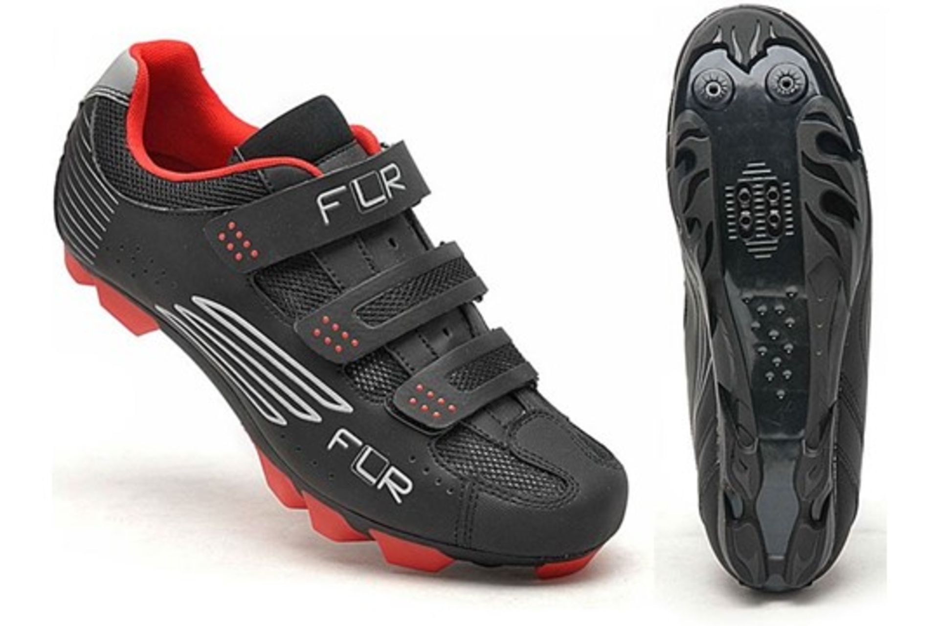 FLR F-55 II Black Cycling Shoes UK11 RRP £64.99