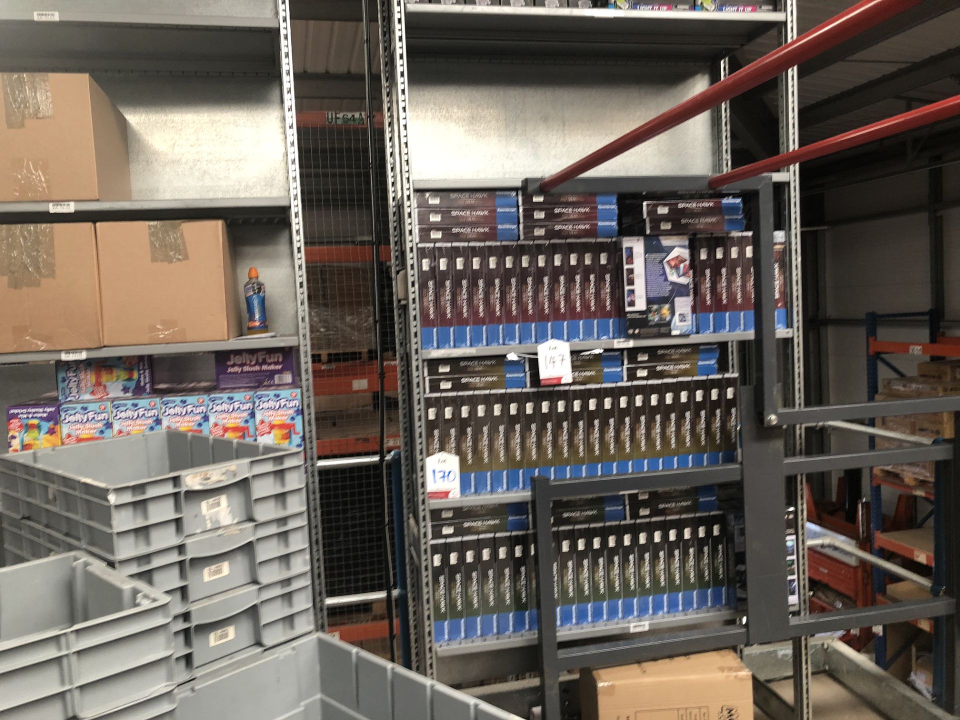 14 Bays x adjustable boltless racking 500 x 1300 x 3070 mm