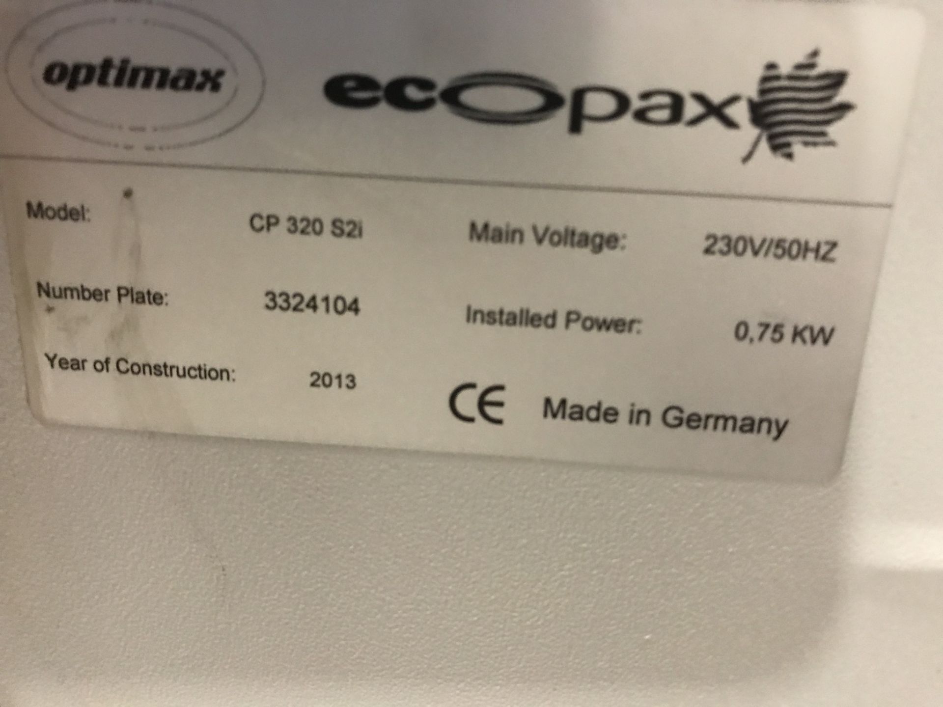 Optimax Ecopax CP320 Cardboard Shredder - Bild 2 aus 3