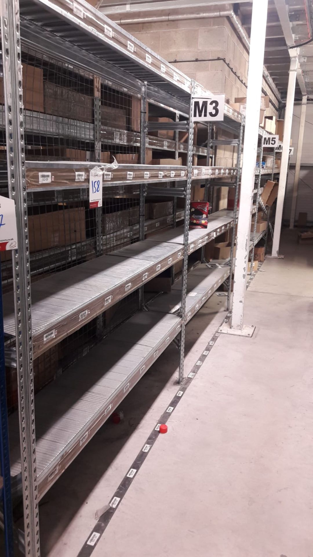 6 Bays x Boltless racking 1780 x 320 x 980 mm