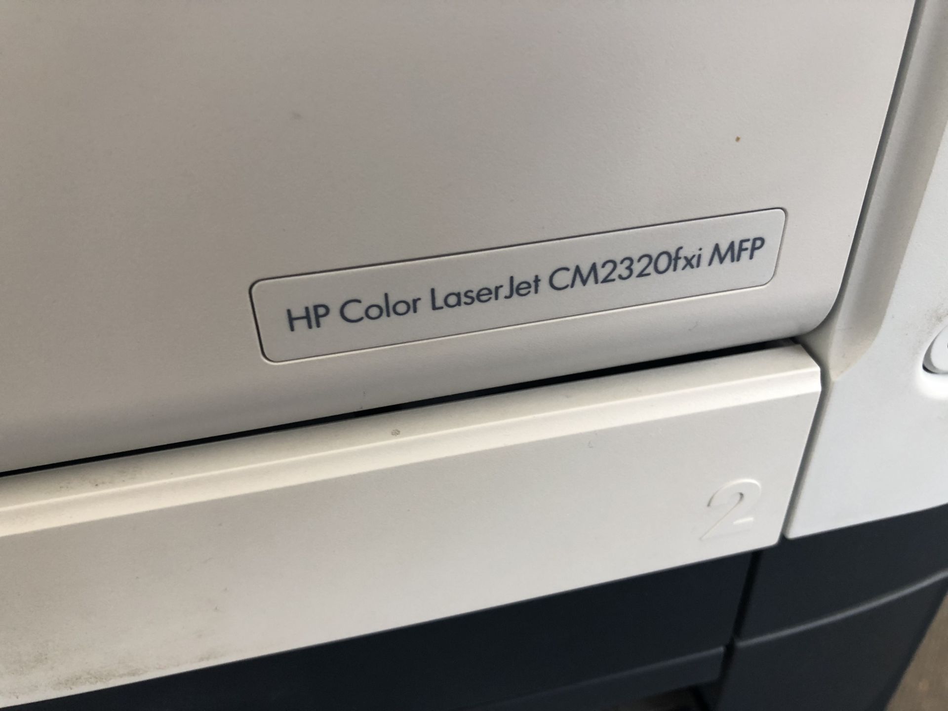 HP colour CM232ofxi LaserJet multifunction printer - Image 2 of 2