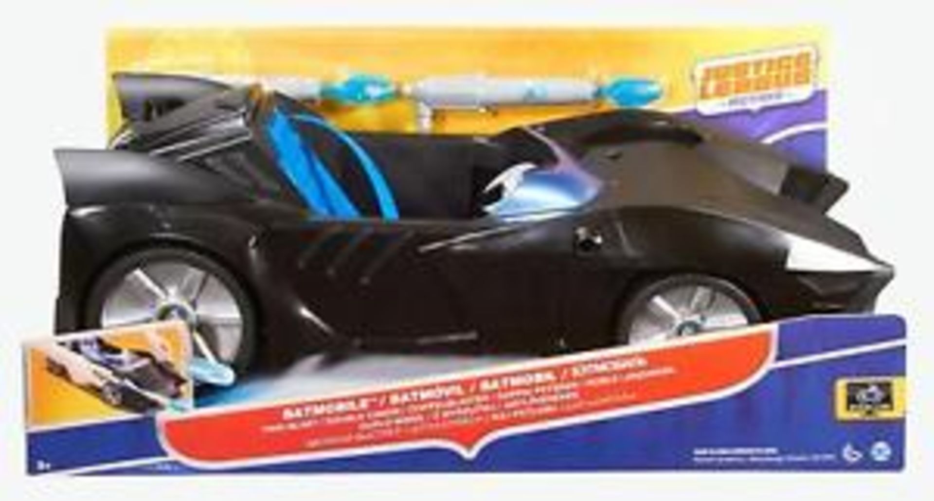 78 x Justice League Action FDF02 Twin Blast Batmobile Vehicle Toy | 887961466157 | RRP £ 1170