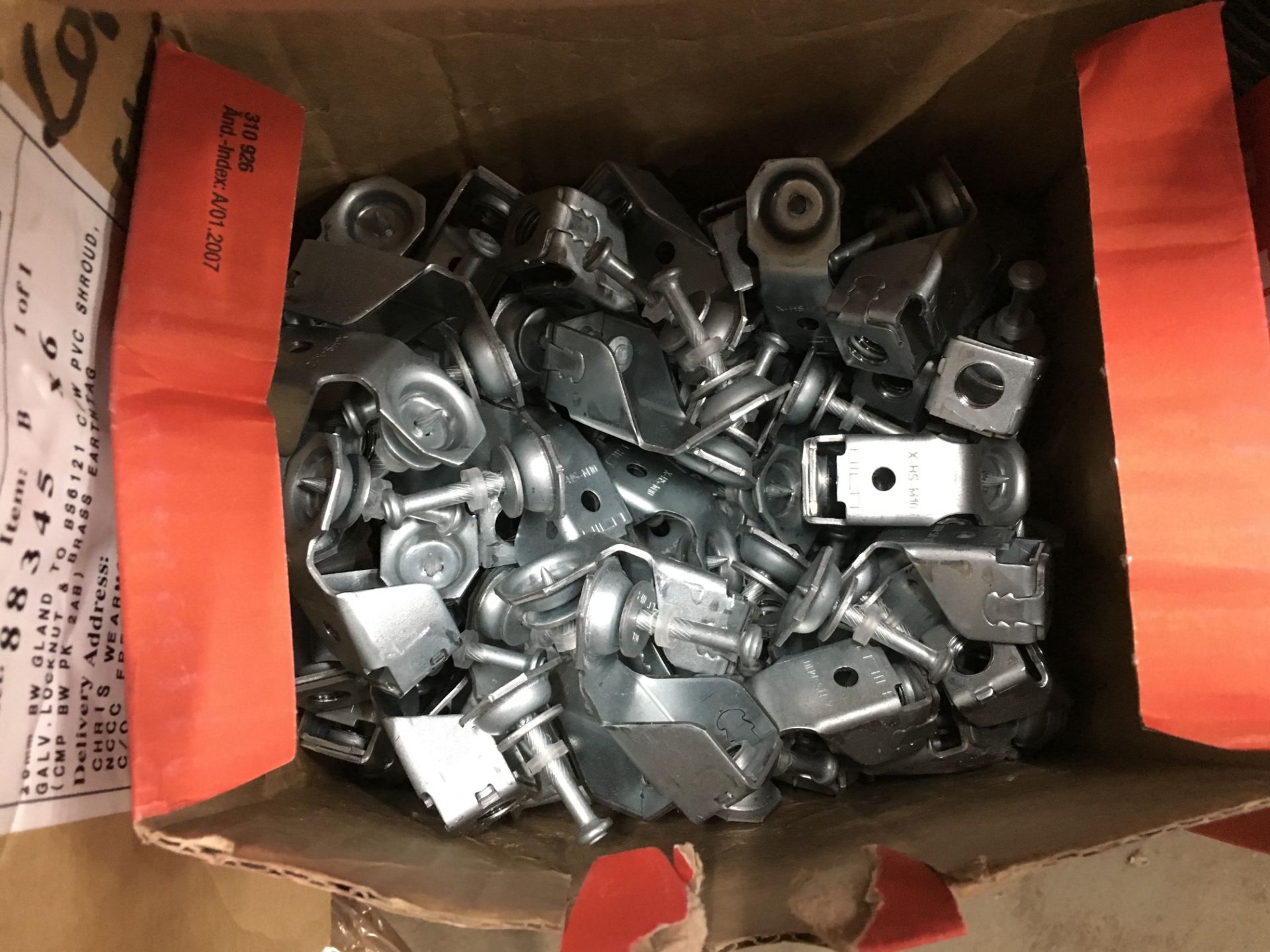 Quantity of Various Light Fittings and Accessories, Cable Glands, Wiring and Brackets - Image 7 of 10