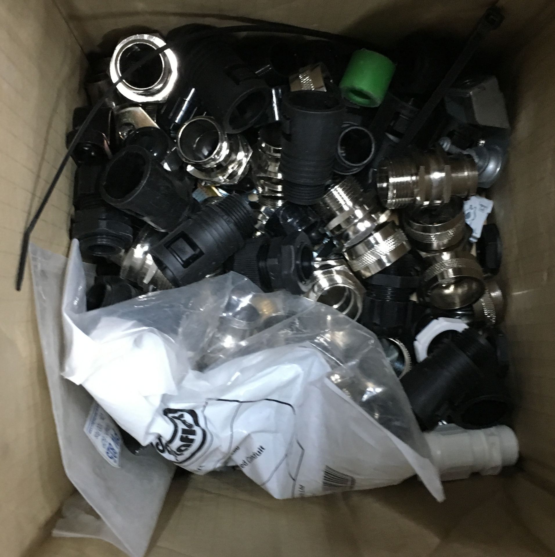 Quantity of Various Light Fittings and Accessories, Cable Glands, Wiring and Brackets - Image 6 of 10