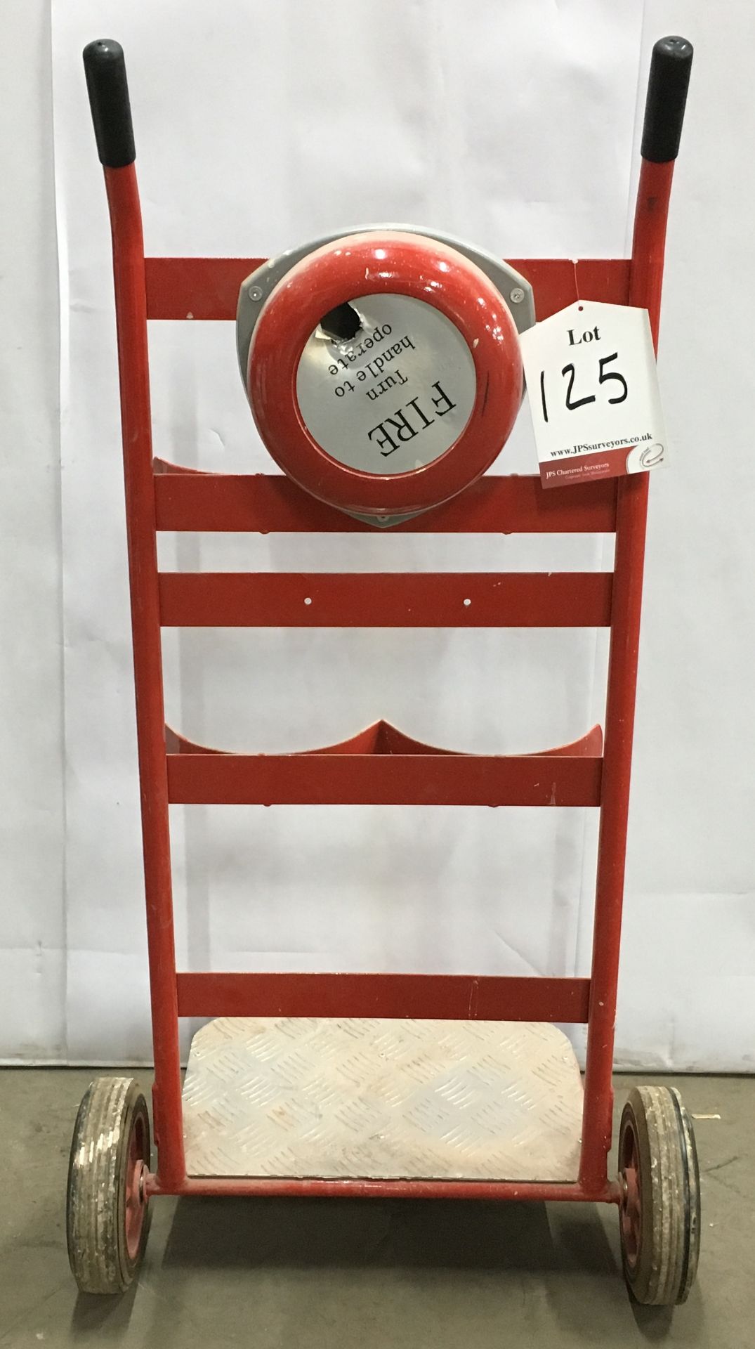 Fire Exit Trolley includes Fire Bell - This Trolley has a Damaged Handle