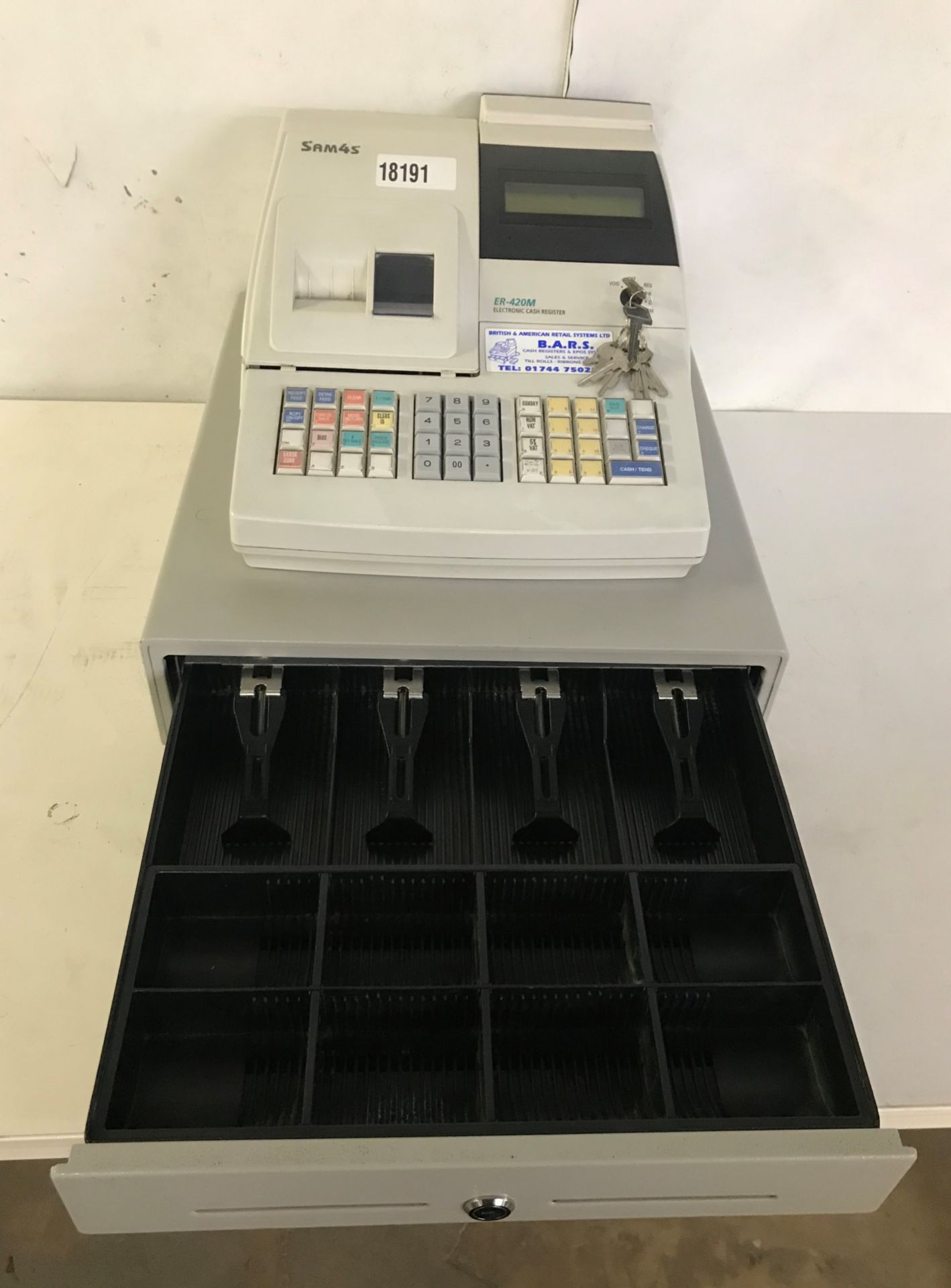 Sam4s ER-420M Electronic Cash Register - Image 4 of 4