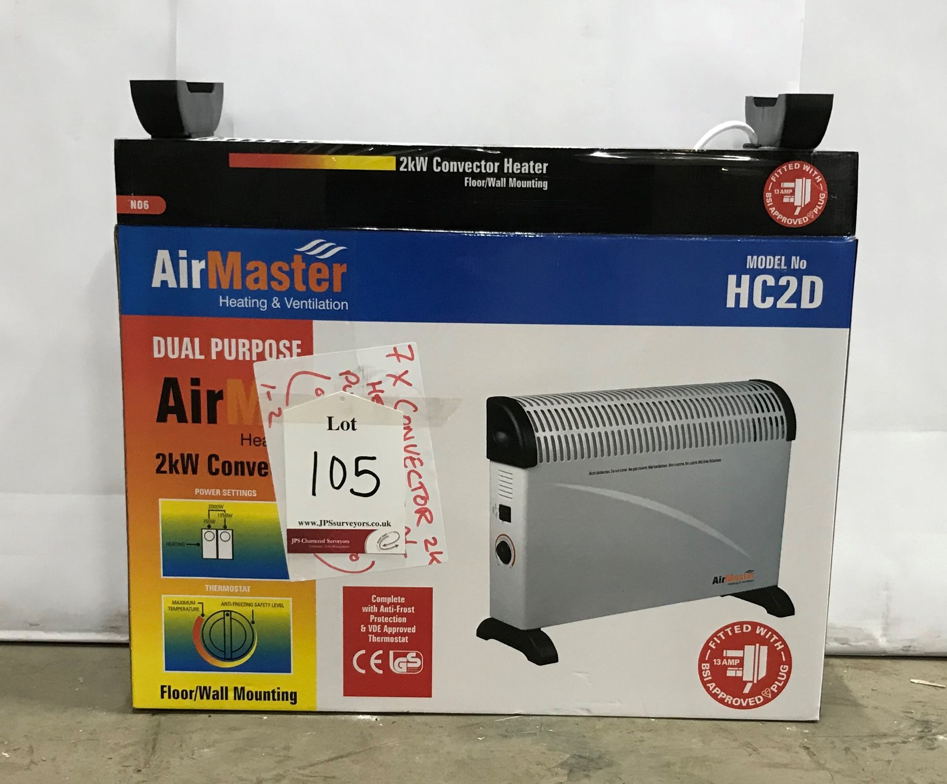 Airmaster HC2D Electric Heater