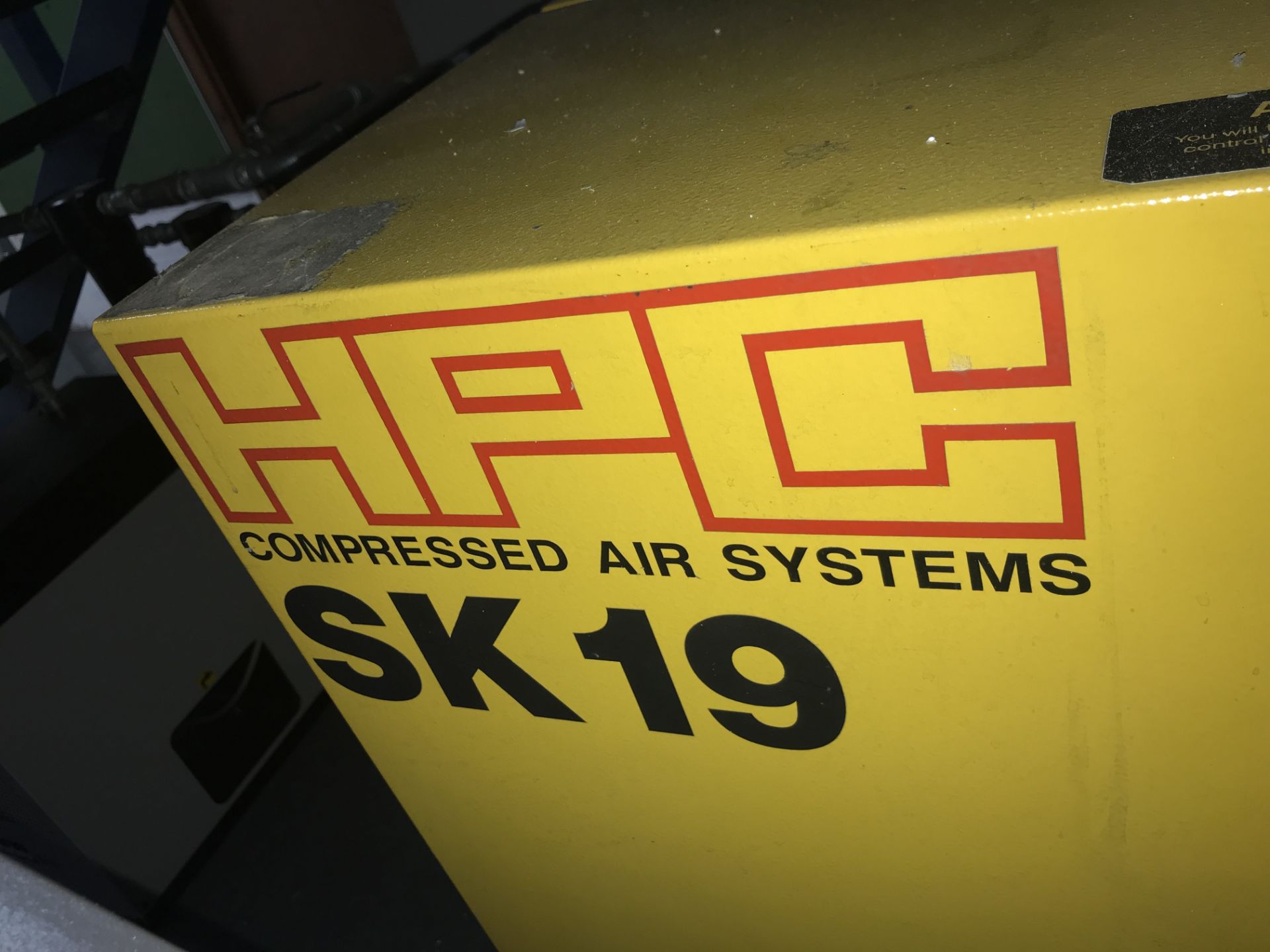 Kaiser HPC SK19 Air Compressor w/ Air Receiving Tank, Cooler & Oil/Water Seperator - Image 5 of 11