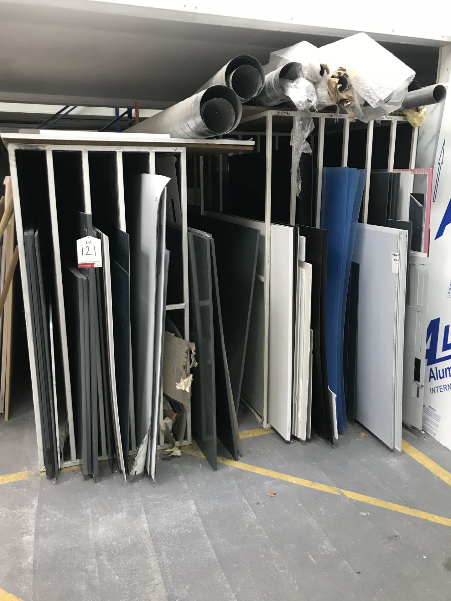 Quantity of Scrap Vinyl & Aluminum Stock as per pictures