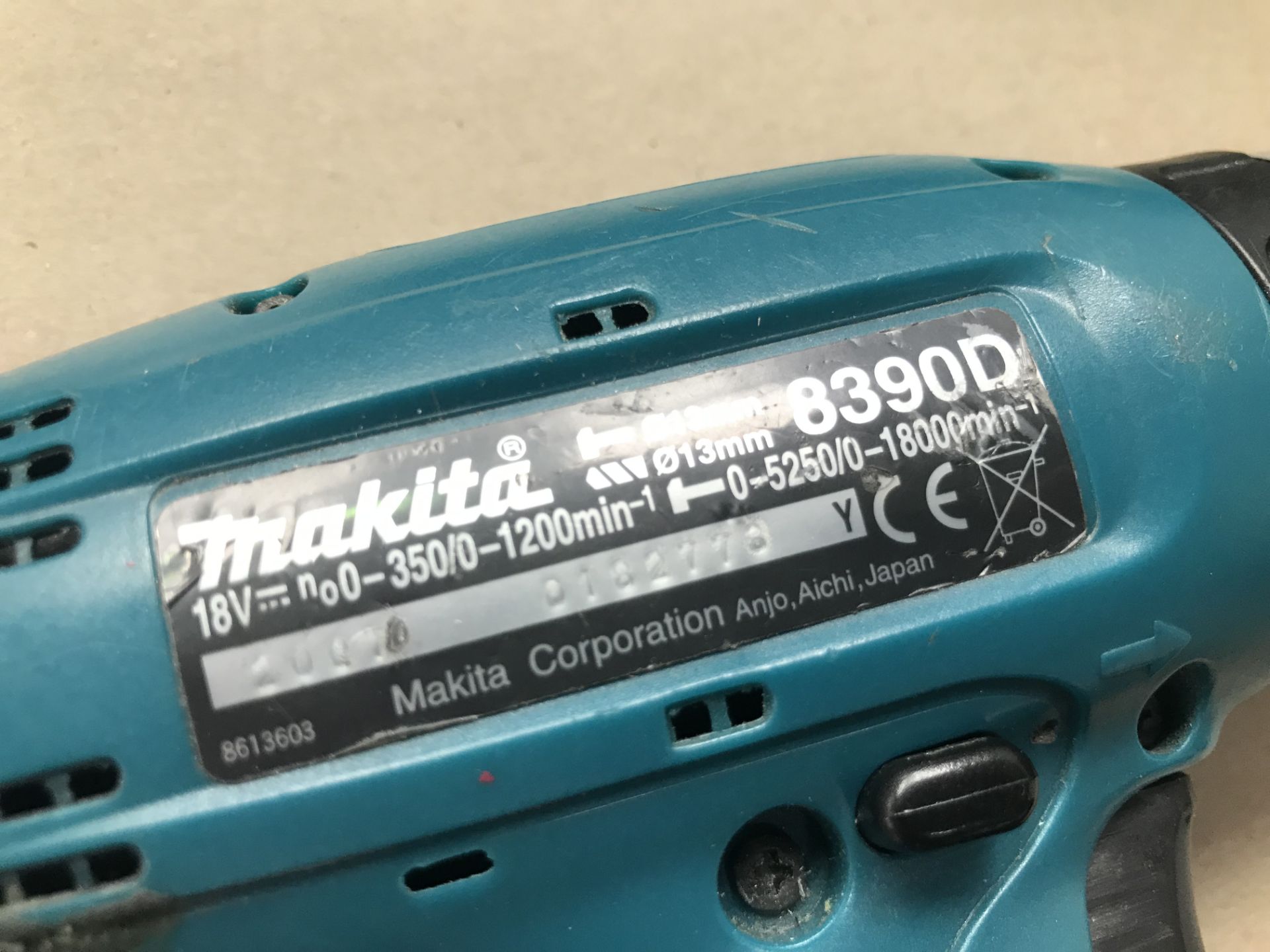 Makita 8390D Cordless Drill - No Battery - W/ Charging Station - Image 3 of 4