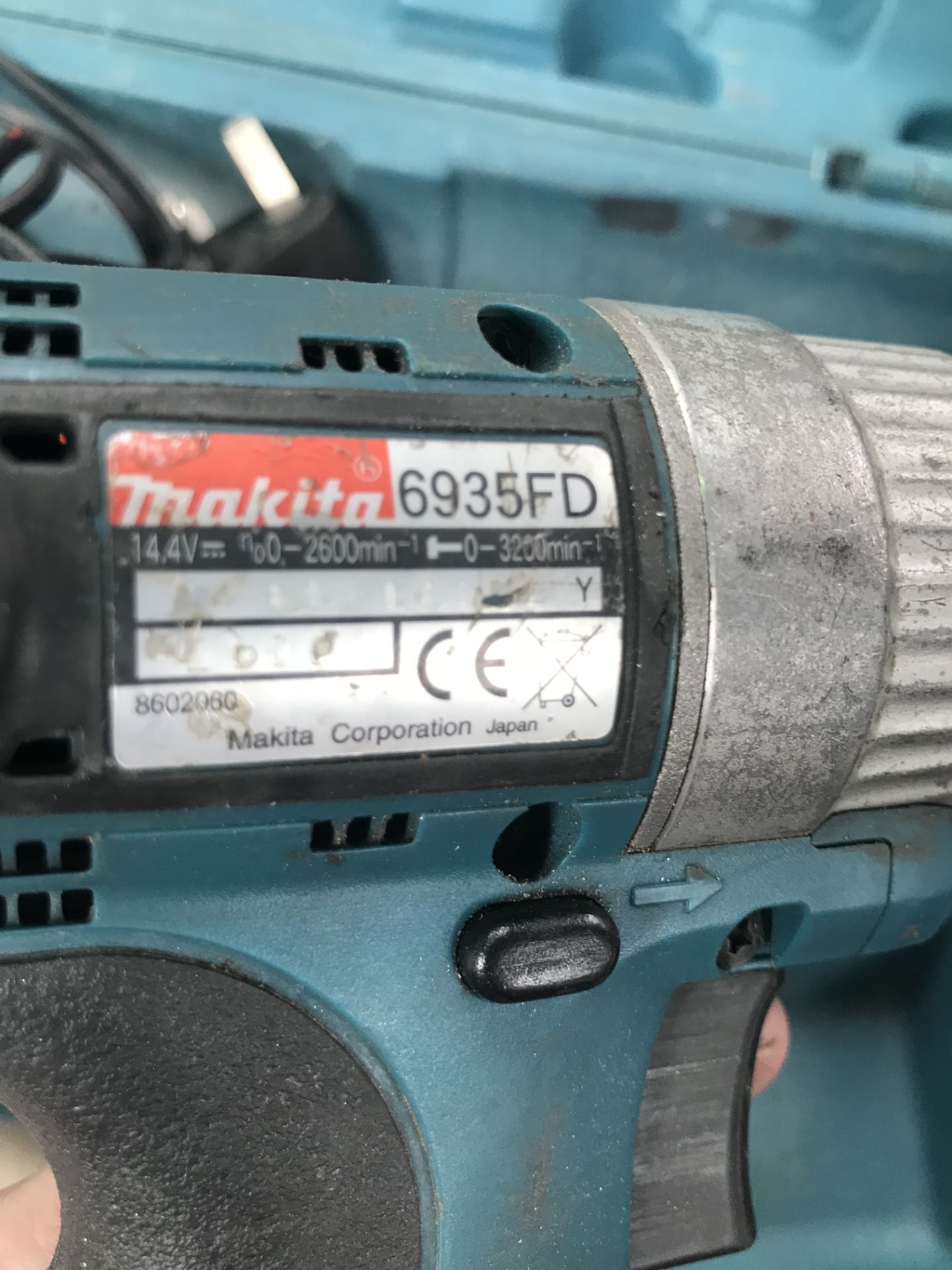 Makita 6935FD Impact Drill w/ Case & Charger - Image 3 of 4