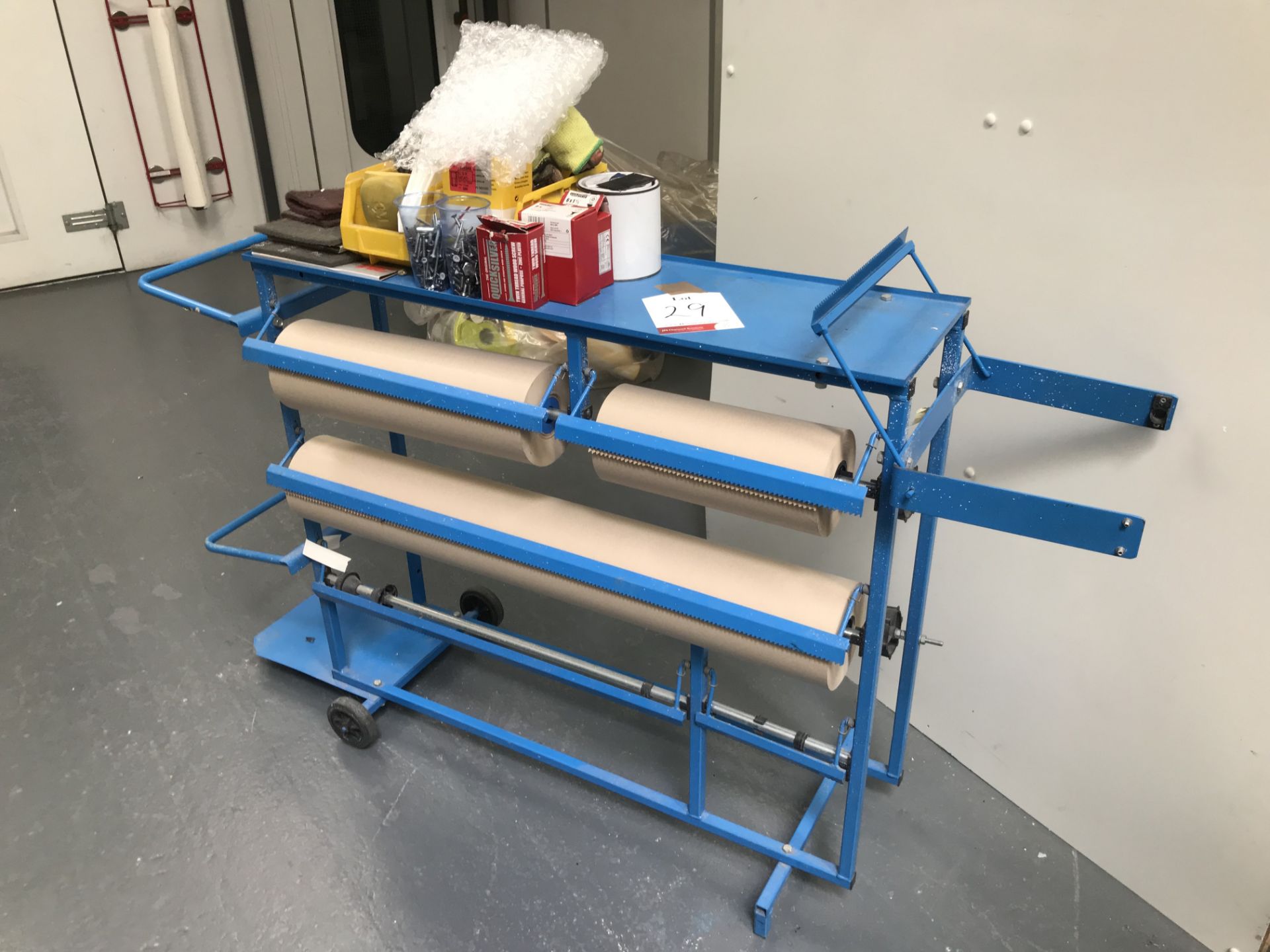 Mobile Trolley w/ Paper Dispenser