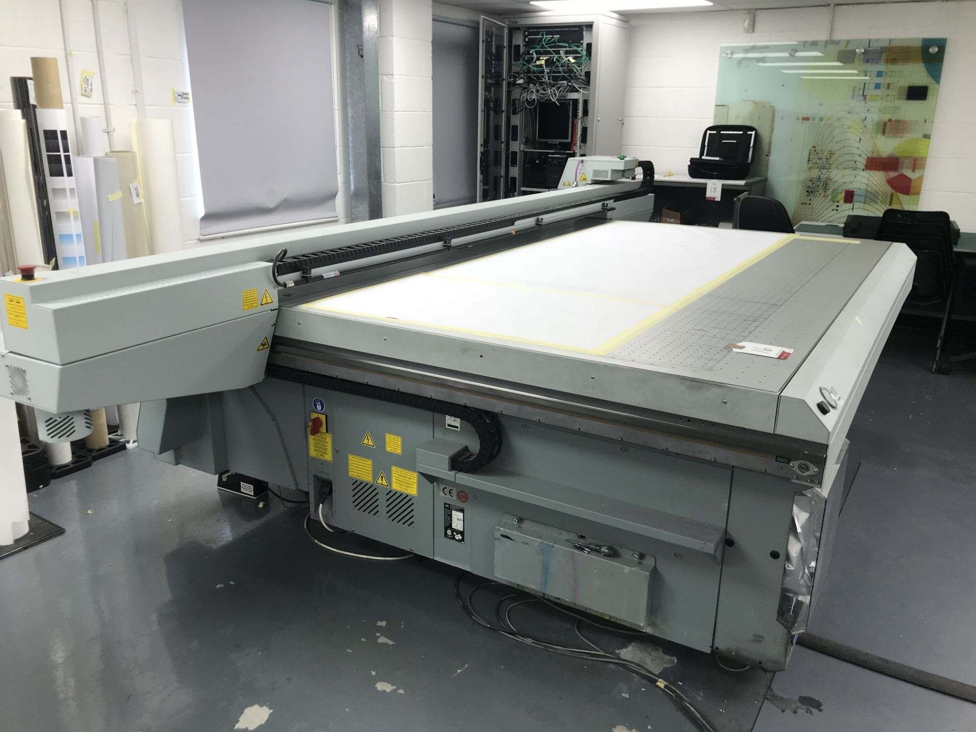 Oce Arizona 350 GT UV Flatbed Printer w/ Software, Computers & Monitors (Used Previosuly with Printe