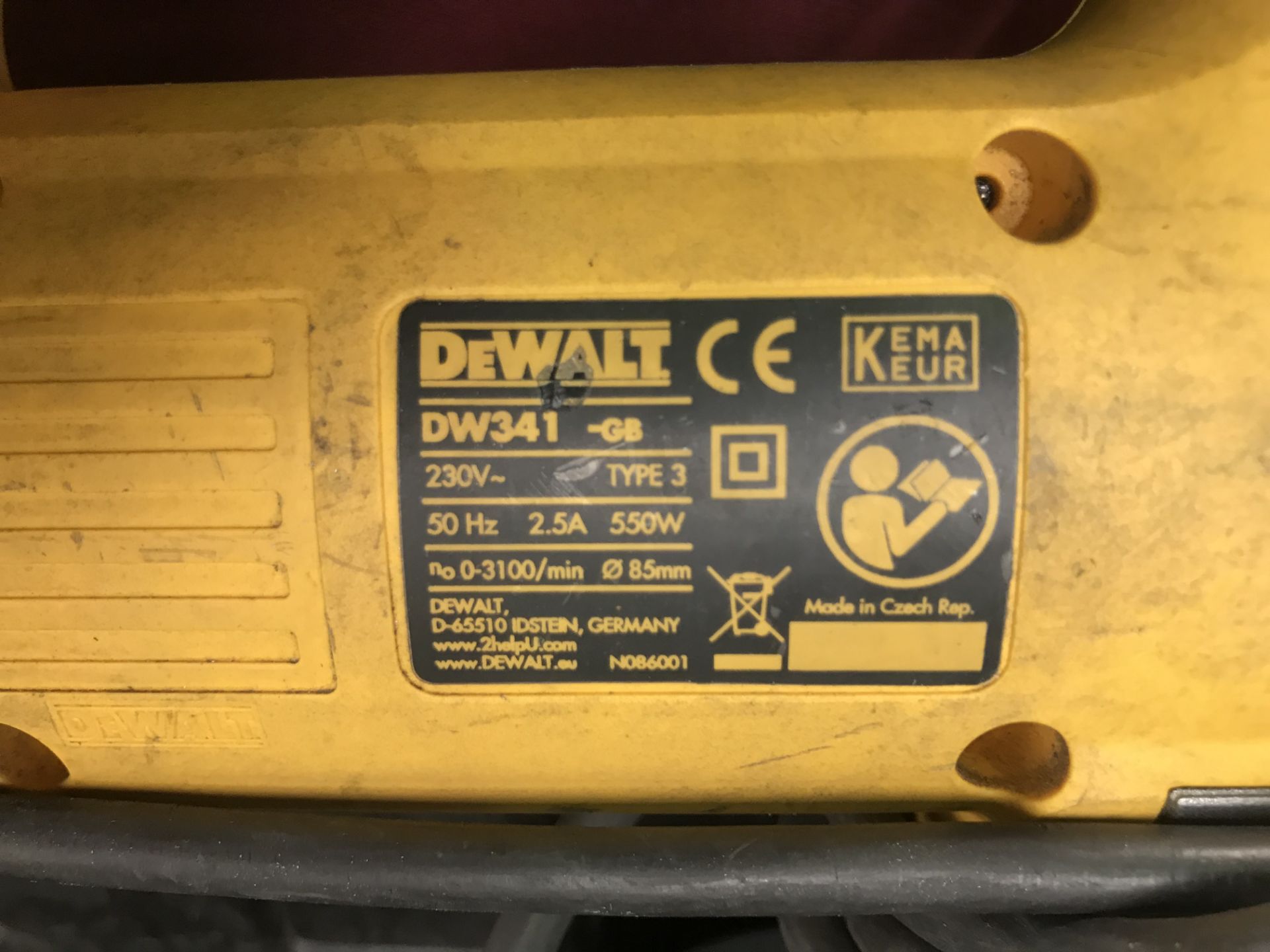 Dewalt DW341 Jigsaw w/ Case - Image 3 of 3