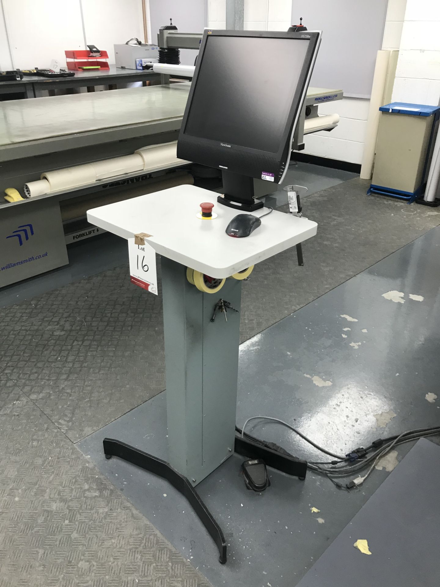 Oce Arizona 350 GT UV Flatbed Printer w/ Software, Computers & Monitors (Used Previosuly with Printe - Image 10 of 14