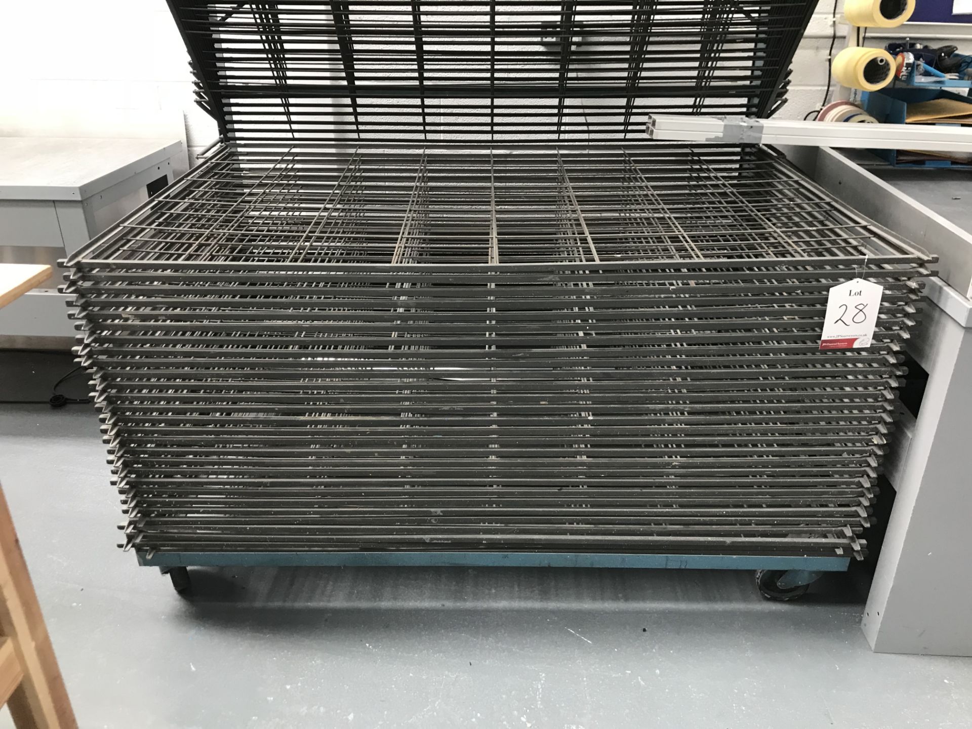 50 Section Mobile Printing Drying Rack - Bild 3 aus 3