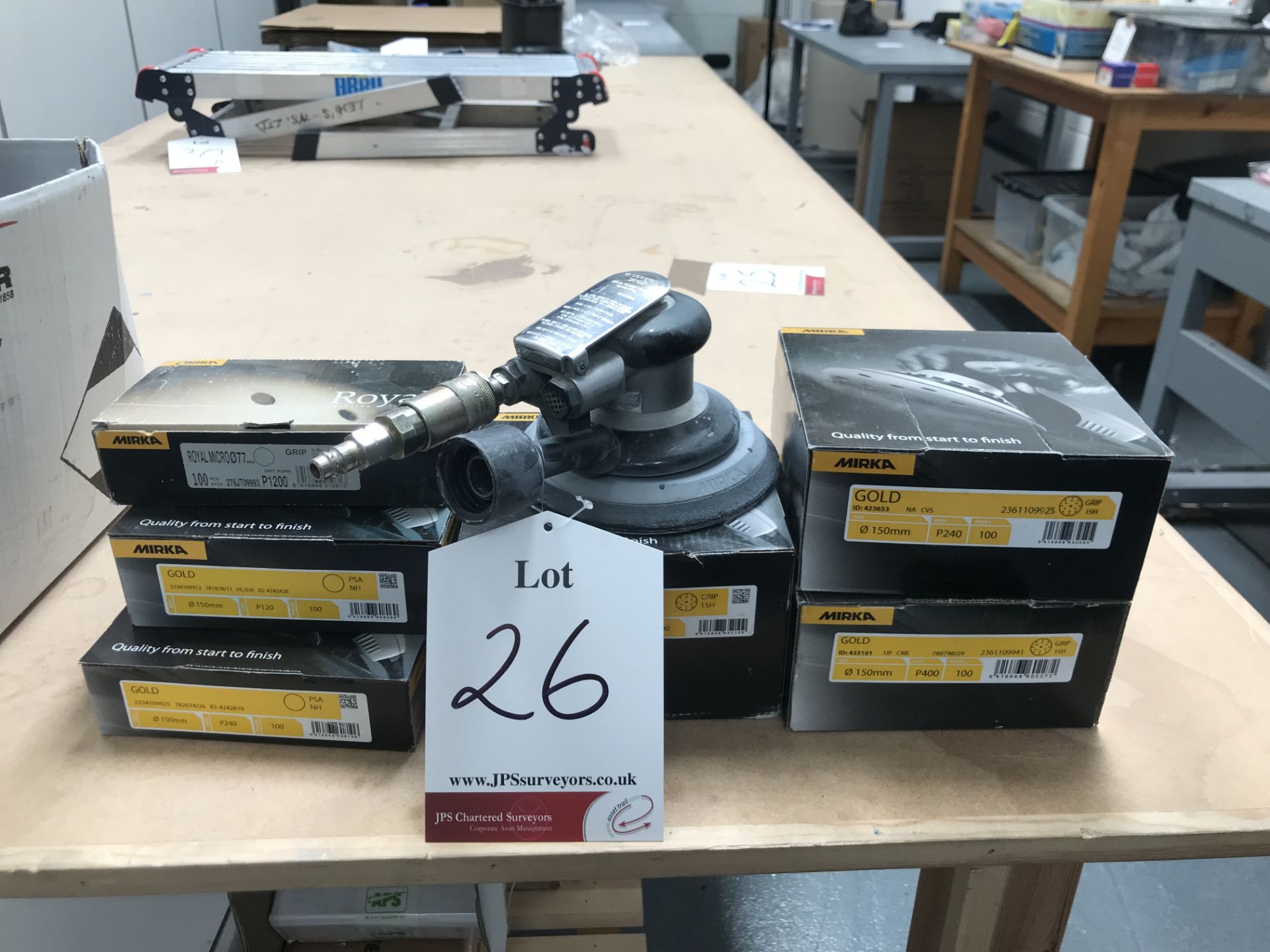 Random Orbital Sander w/ Various Sanding Pads