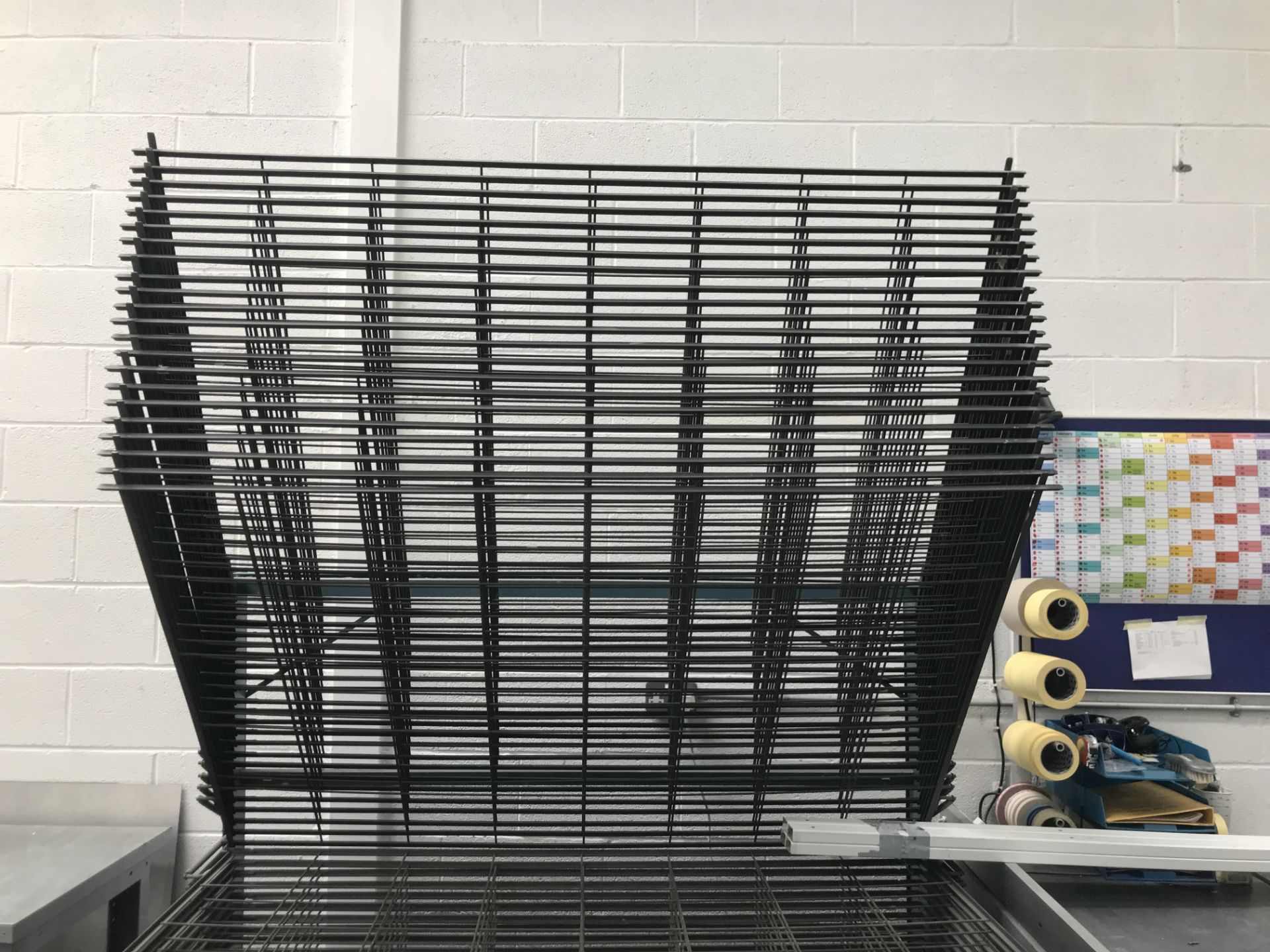 50 Section Mobile Printing Drying Rack - Bild 2 aus 3