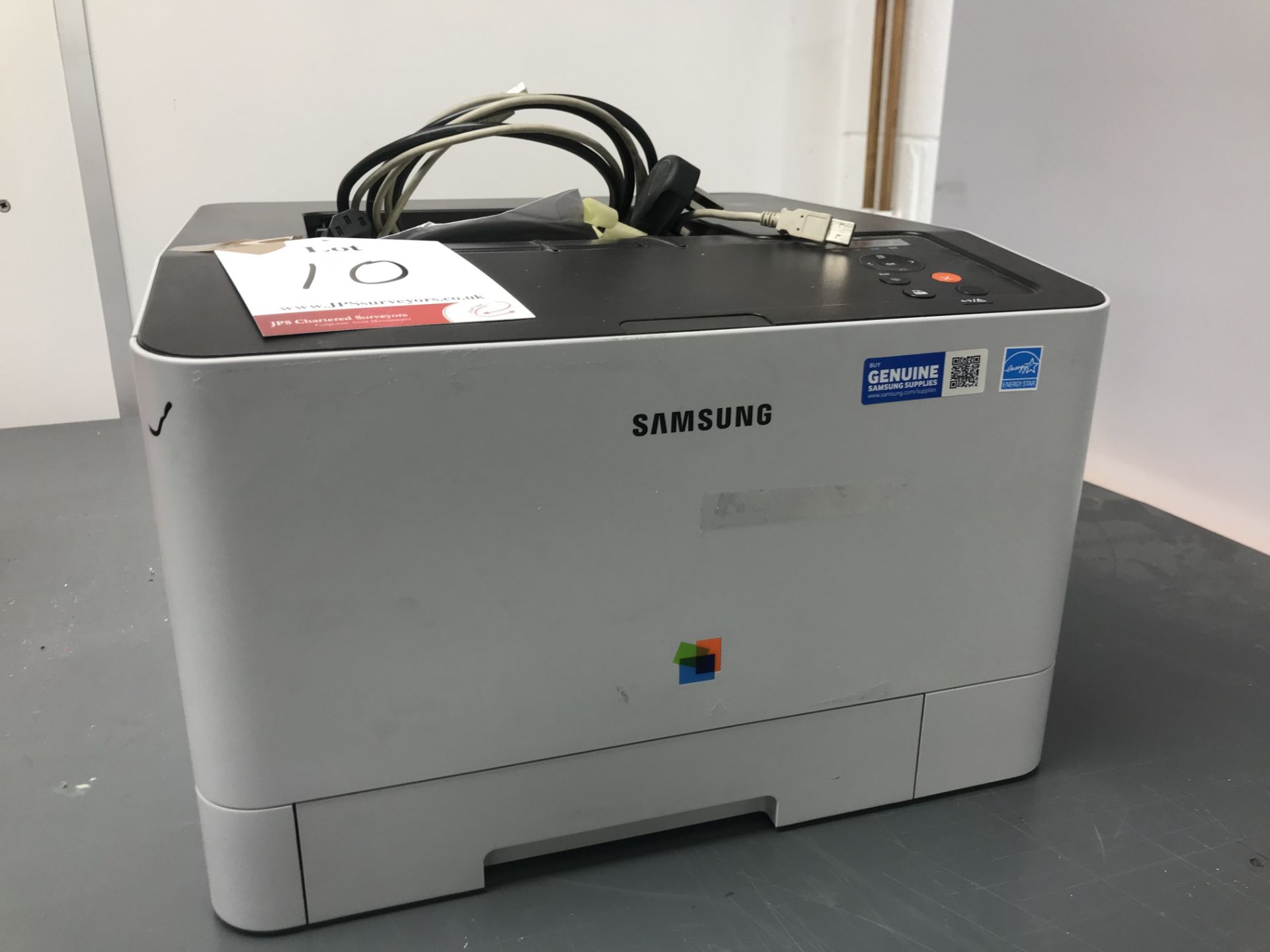 Samsung CLP-415N Laser Printer w/ CLT-K504S Black Toner Cartridge - Image 2 of 4