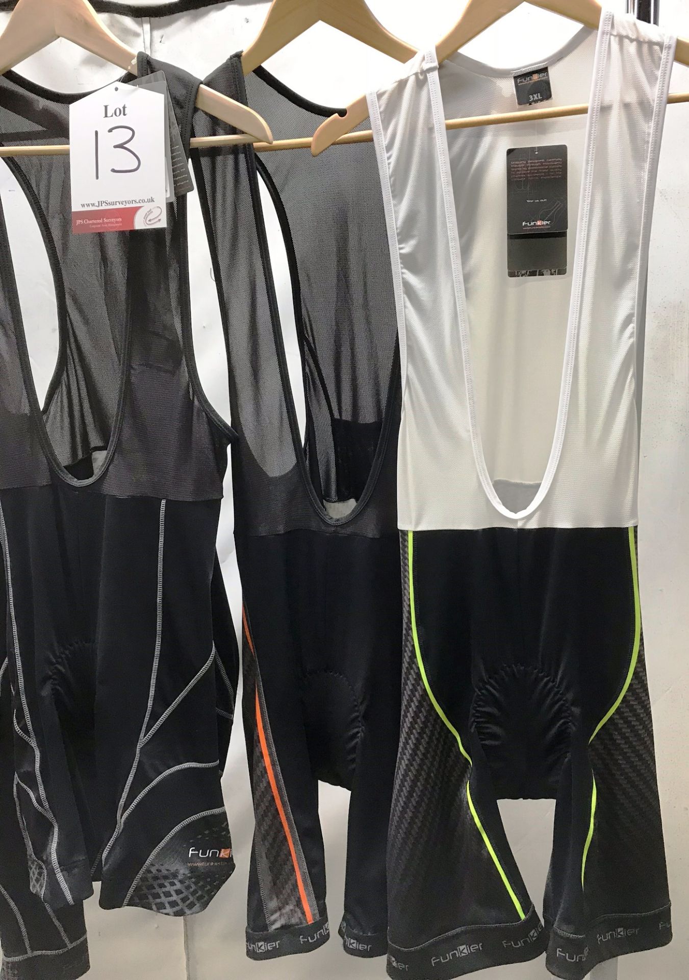 5 x Mens Funkier bib shorts - various styles & sizes - Image 2 of 8